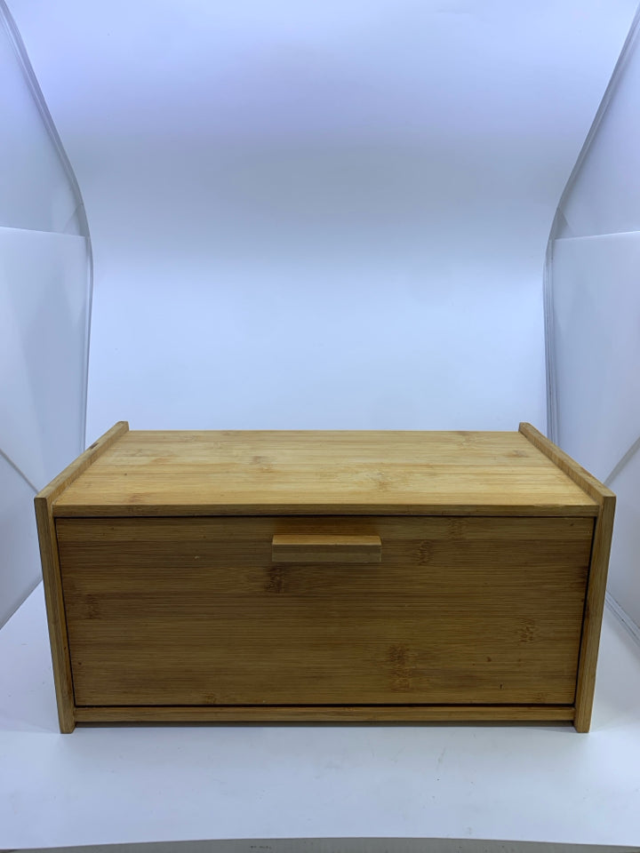BAMBOO BREAD BOX.