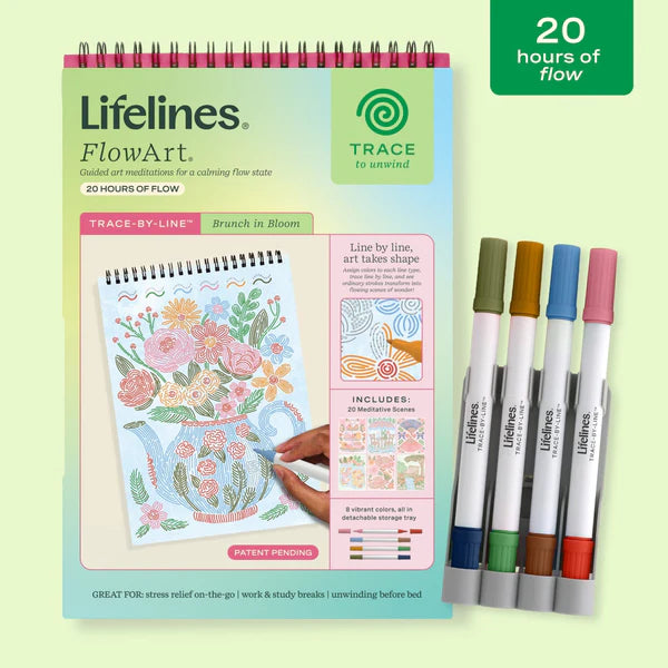 New FlowArt® - Trace-By-Line, Brunch in Bloom