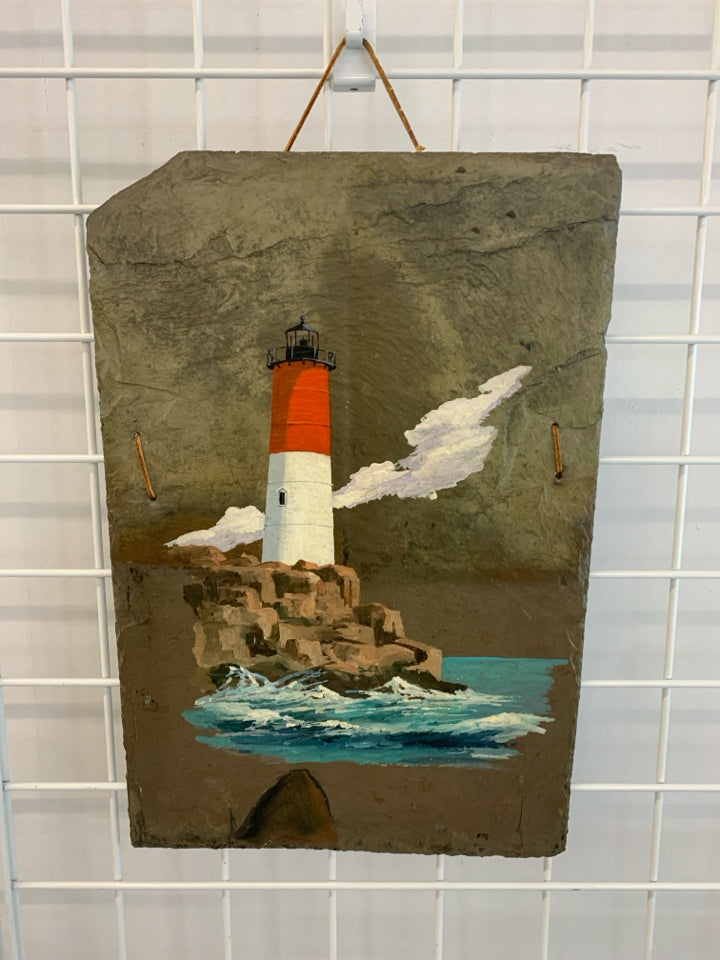 SAILBOAT PAINTED SLATE.
