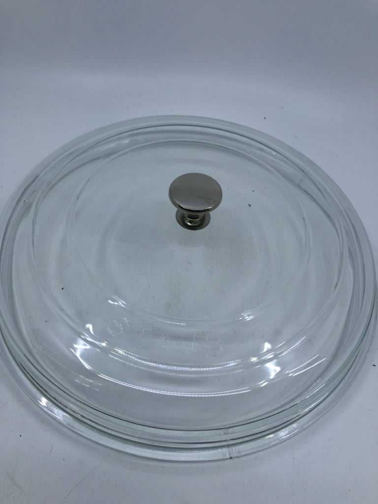NEW GREY STAUB EVERYTHING BRAISER CAST IRON PAN W LID.
