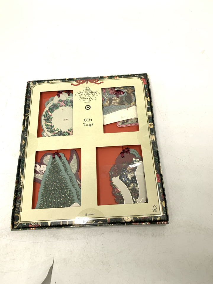 NIP OLD FASHION LOOK GIFT TAGS.