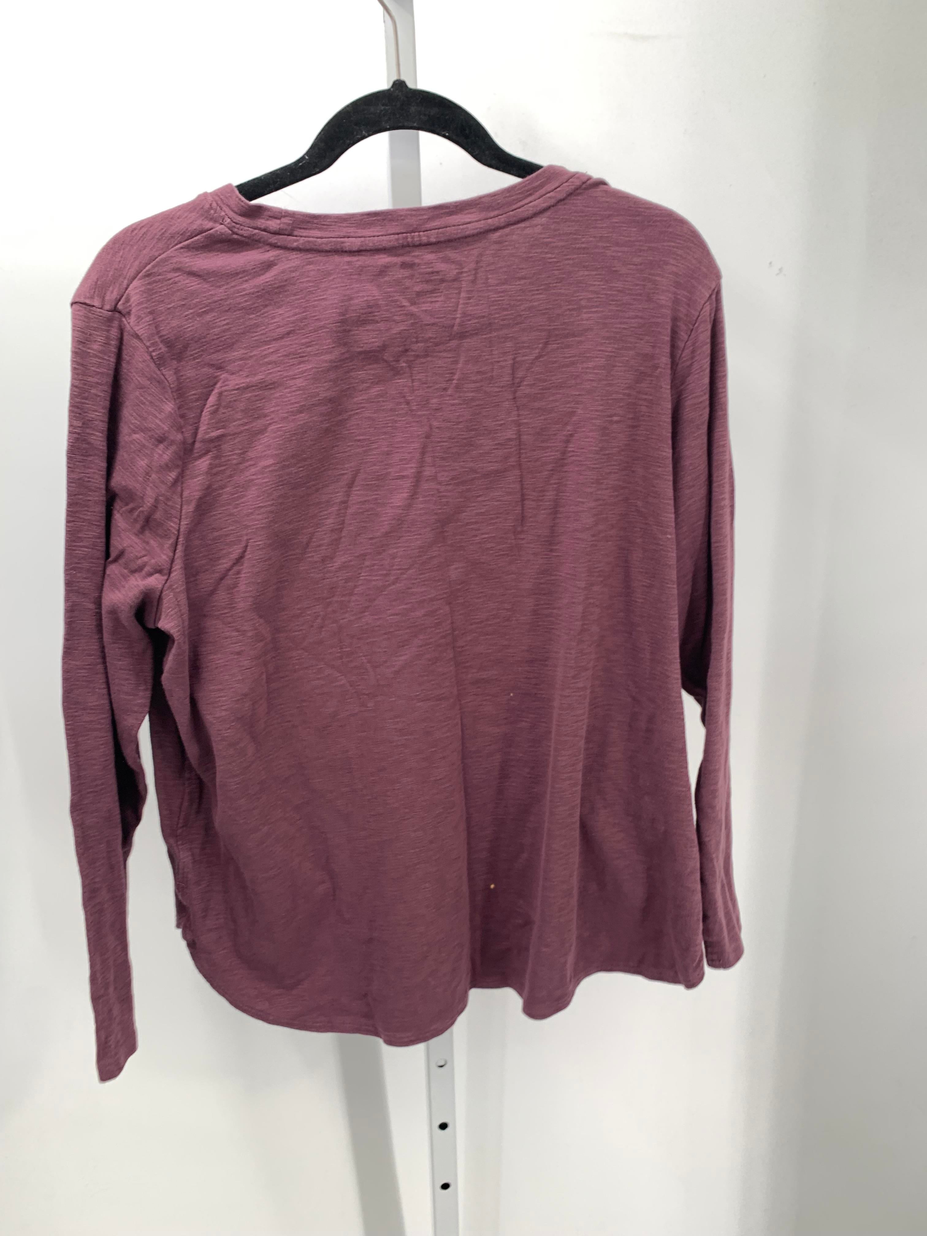 Kirkland Size Extra Large Misses Long Sleeve Shirt