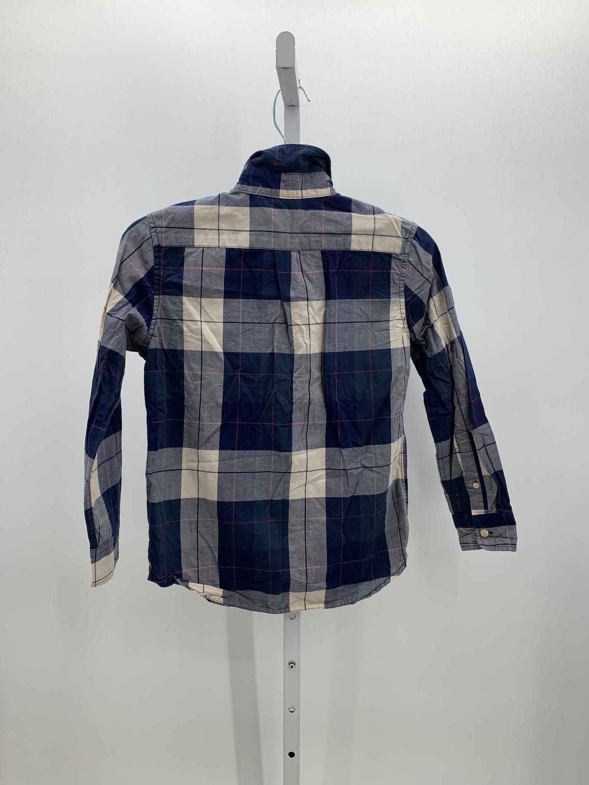 PLAID BTN DOWN