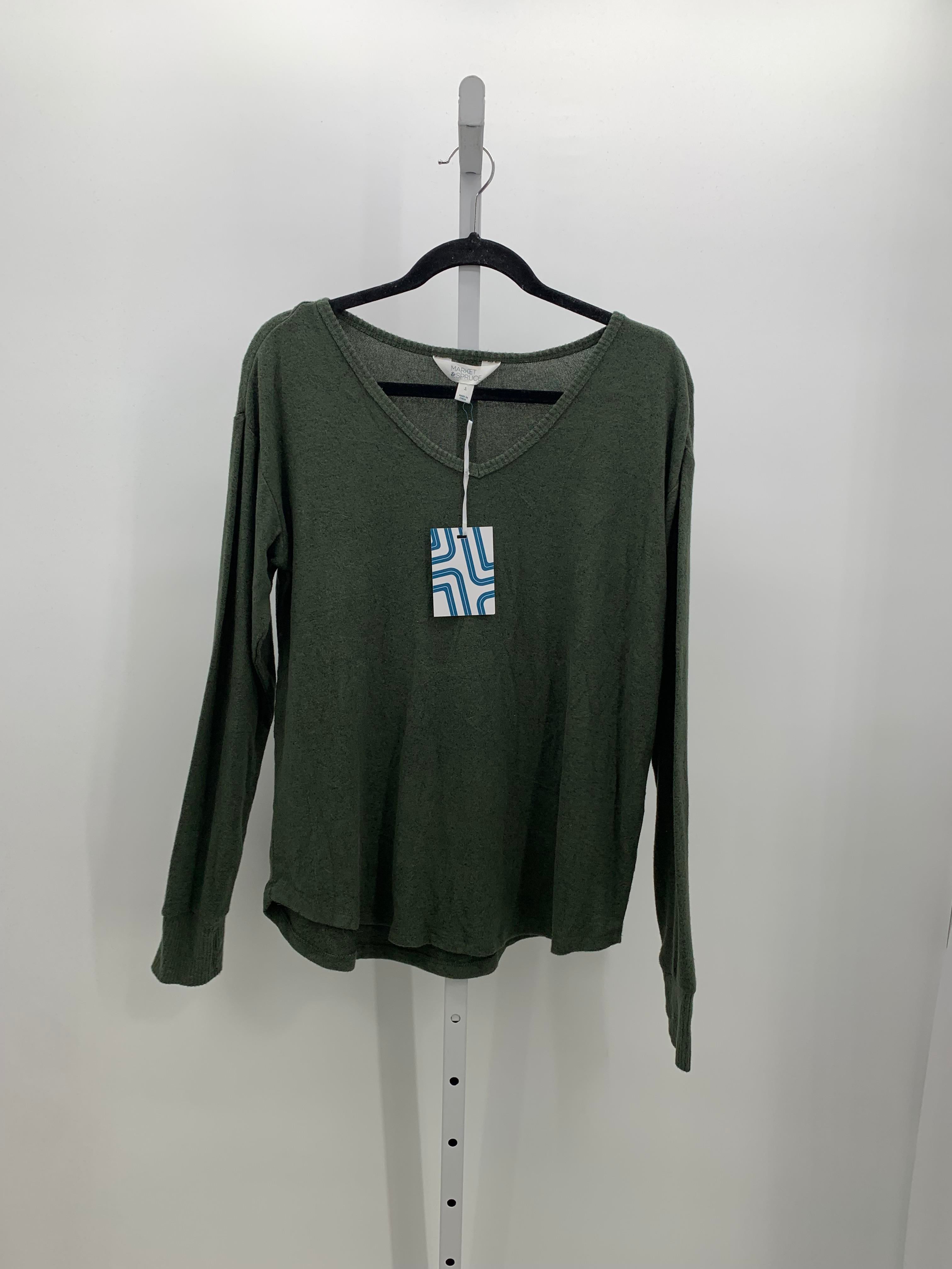 market & spruce Size Large Misses Long Slv Sweater