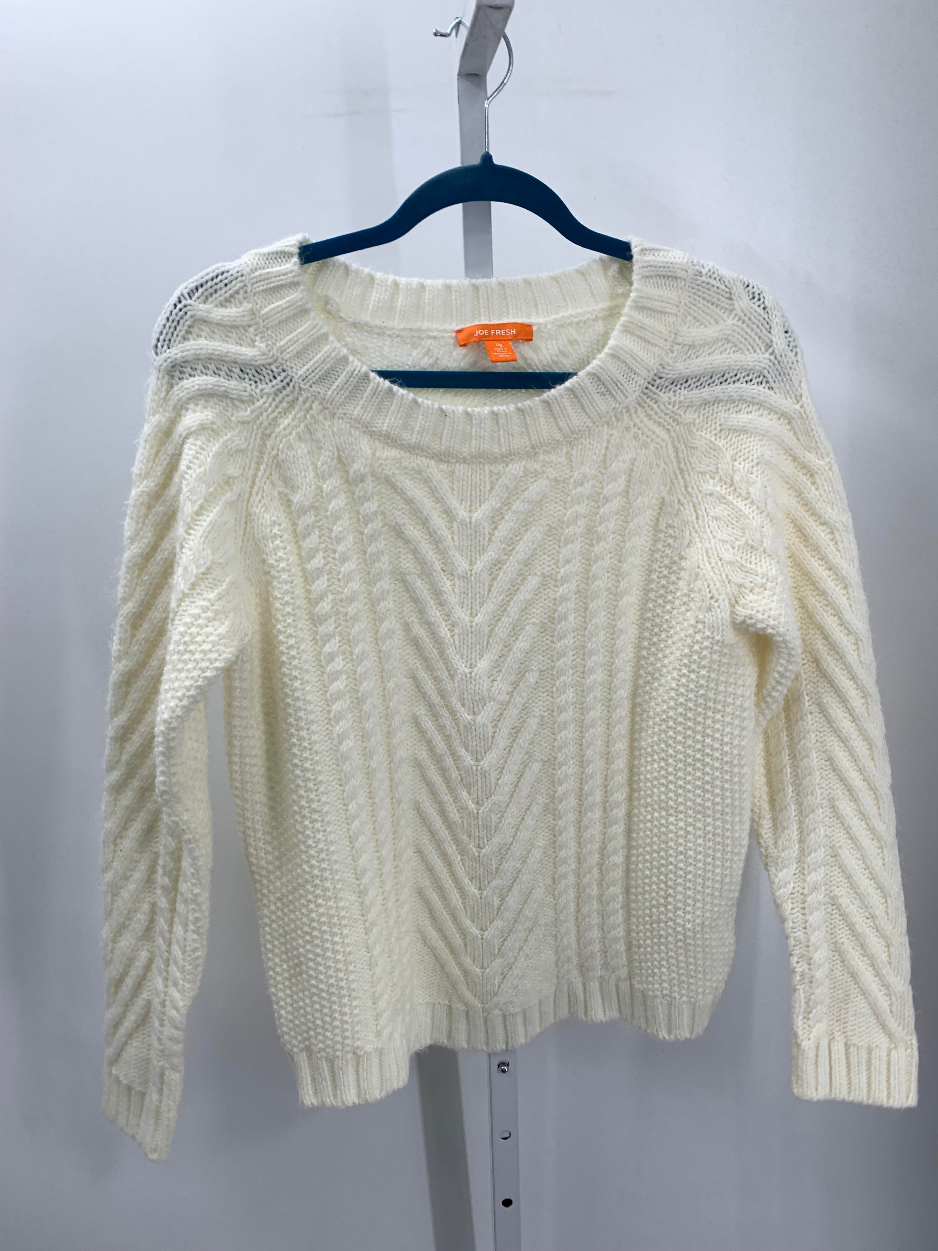 Joe Fresh Size Large Misses Long Slv Sweater