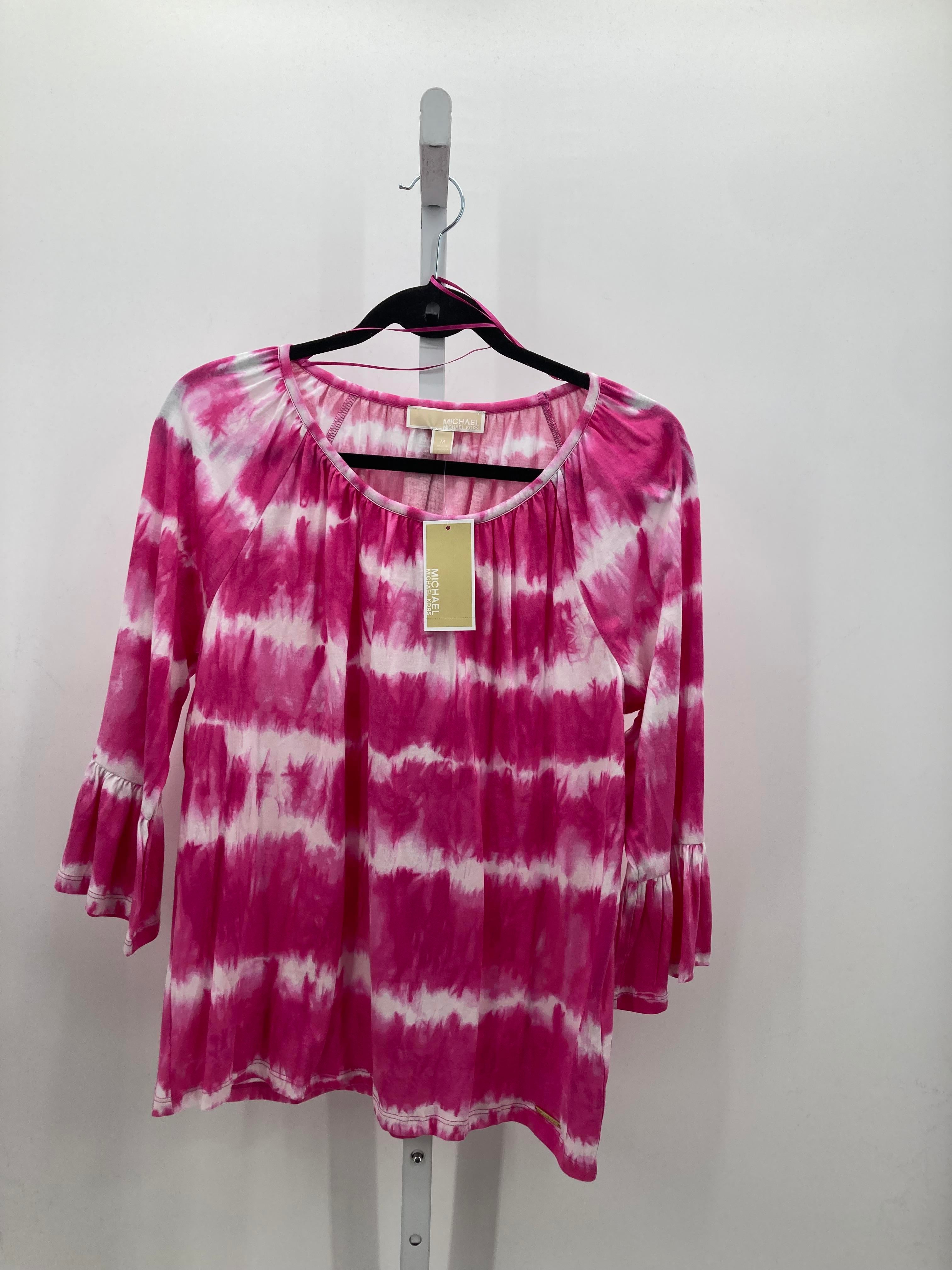 Michael Kors Size Medium Misses 3/4 Sleeve Shirt