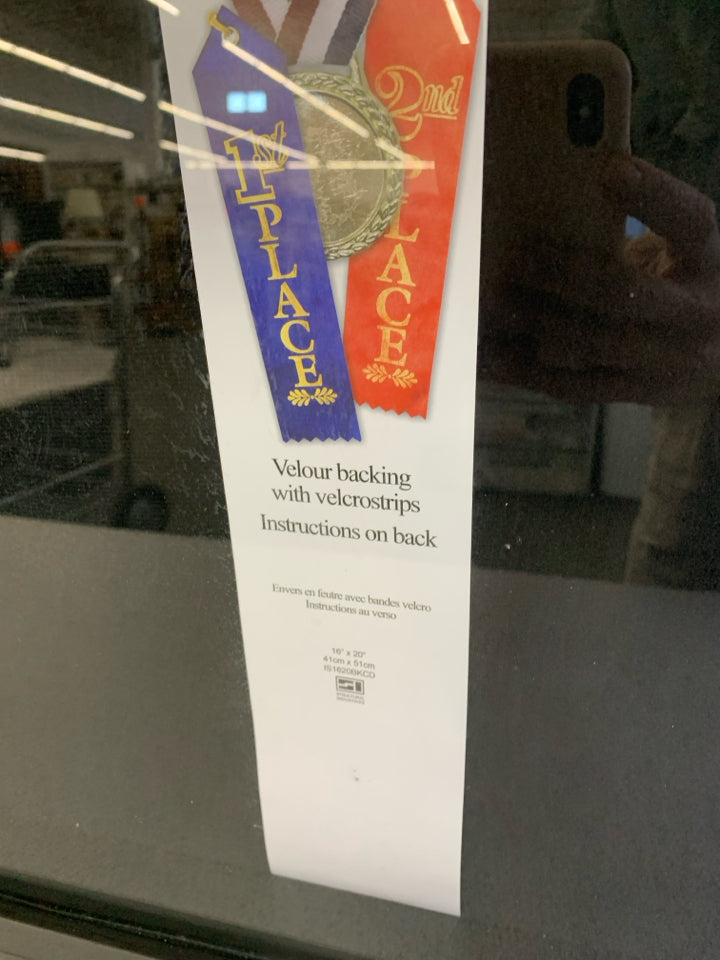 BLACK SHADOWBOX MOUNTING FRAME.