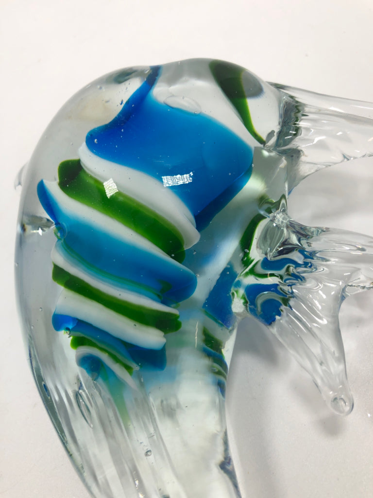 BLUE/ GREEN GLASS FISH.