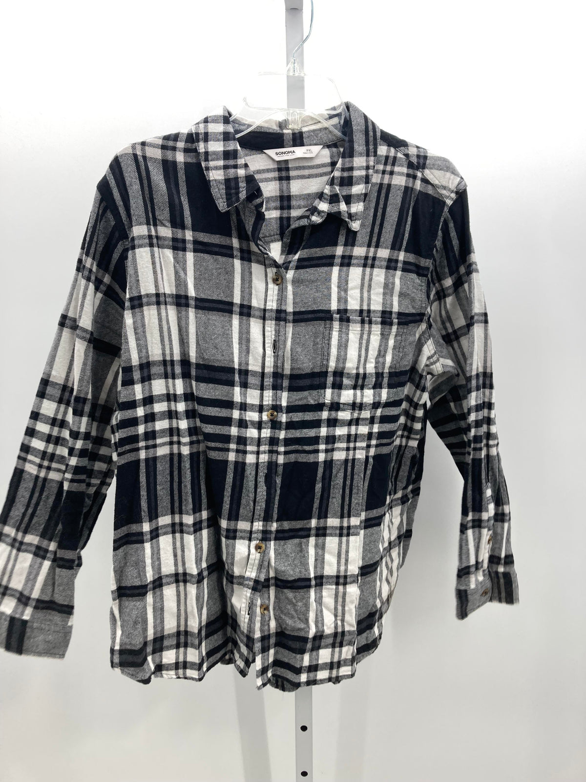 Sonoma Size X Large Petite Petite Long Sleeve Shirt