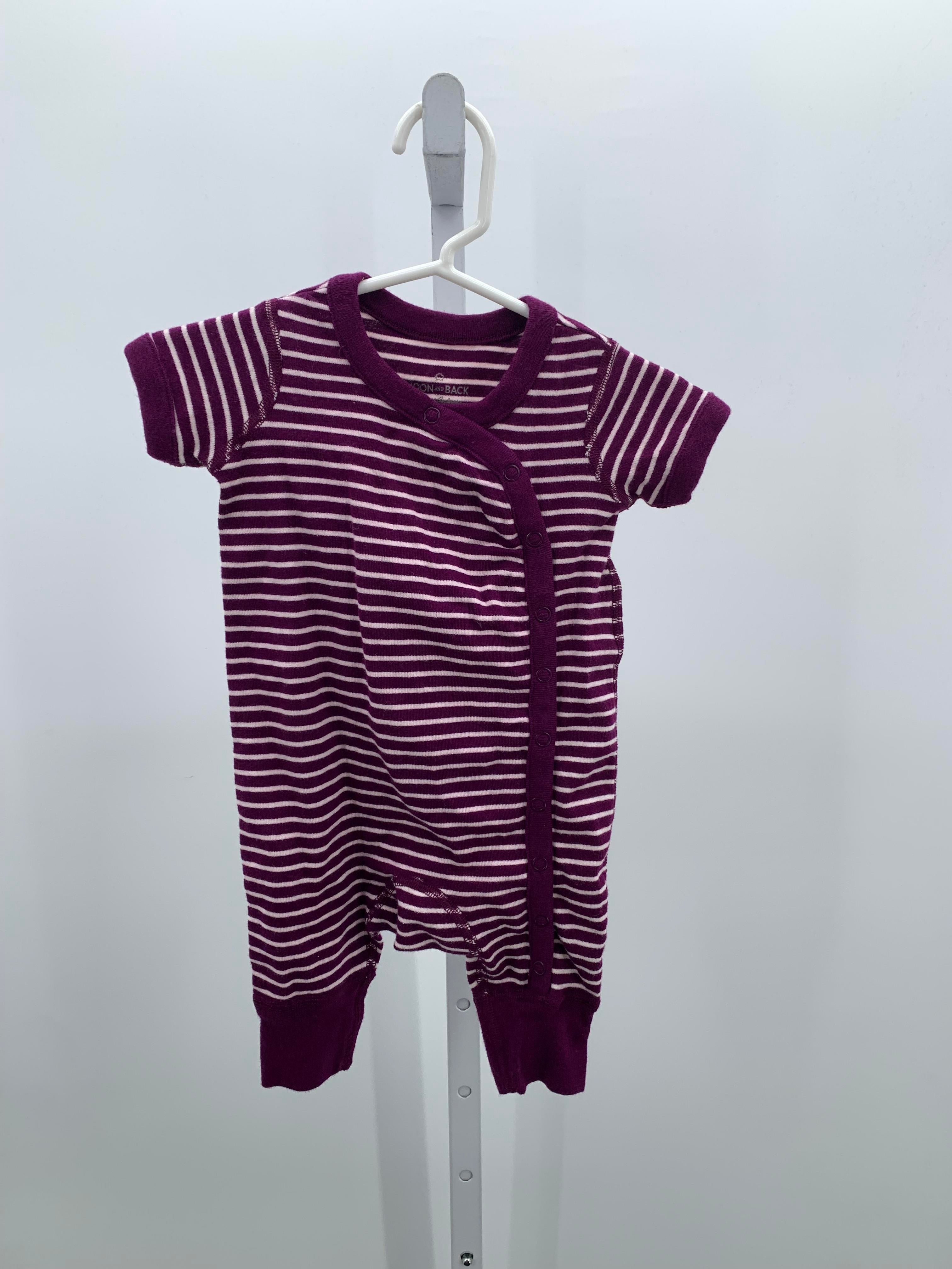 Hanna Anderson Size 0-3 months Girls Short Slv. Romper