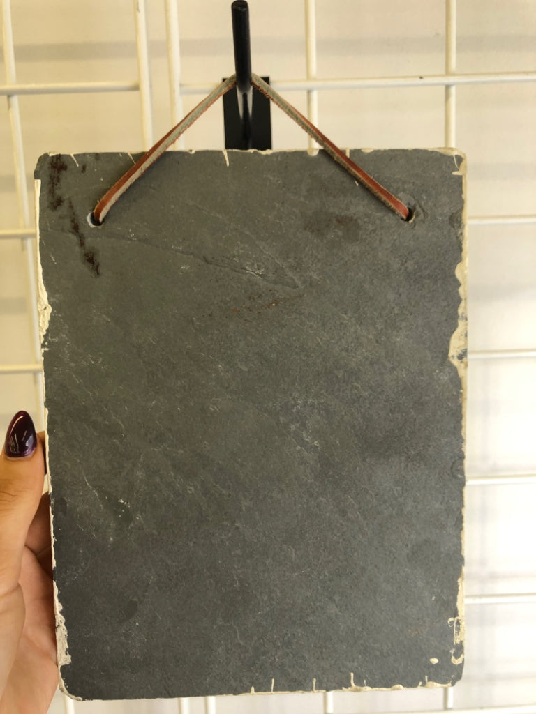 BOXER PAINTED STONE SLATE WALL ART.