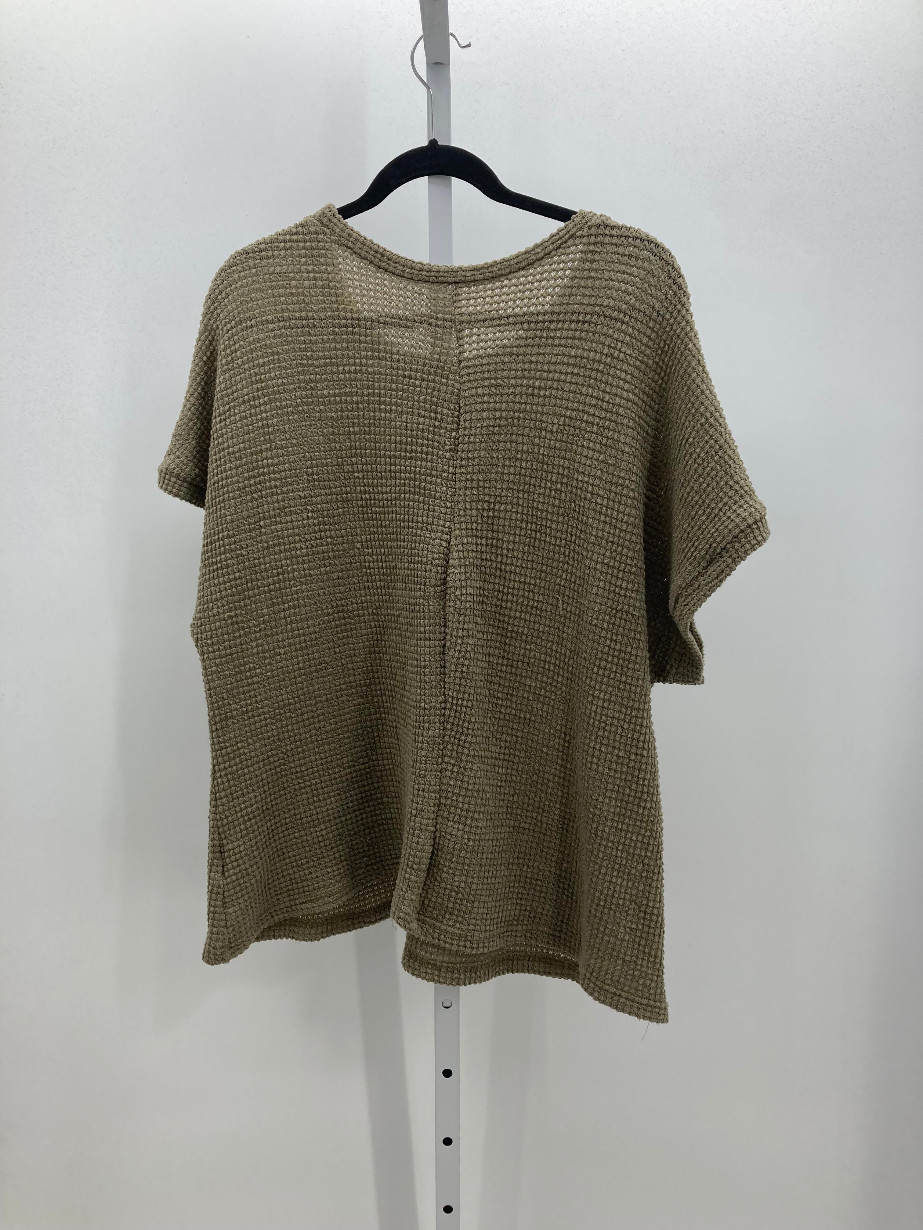 Size 0X Womens Short Slv Sweater