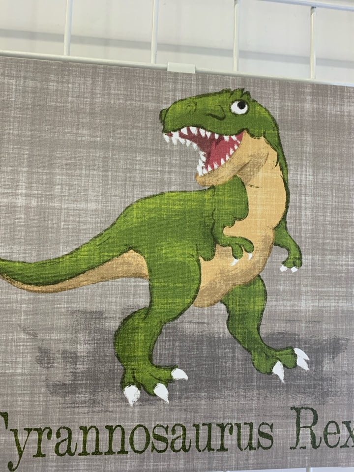 T REX CANVAS WALL ART.