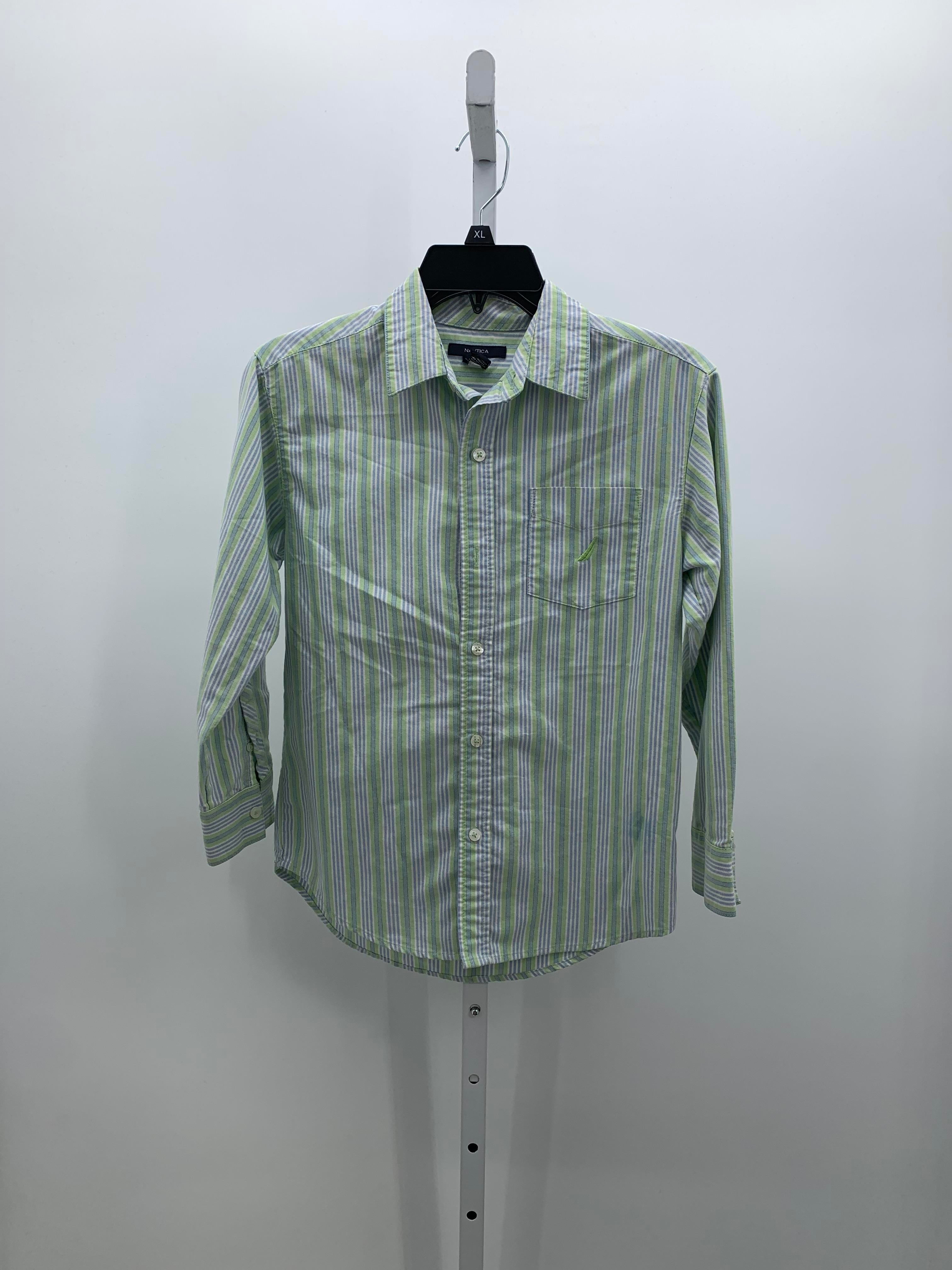 BLUE/ GREEN BUTTON DOWN