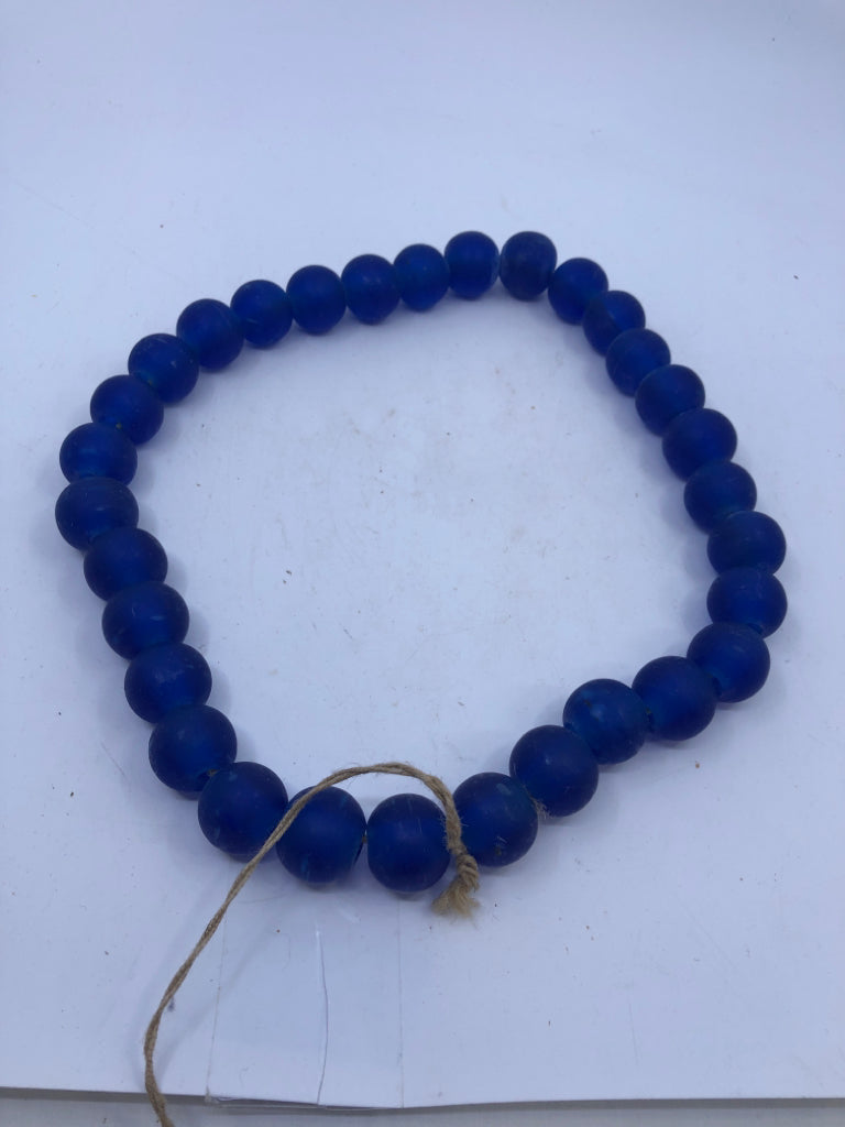 BLUE GLASS BEADS