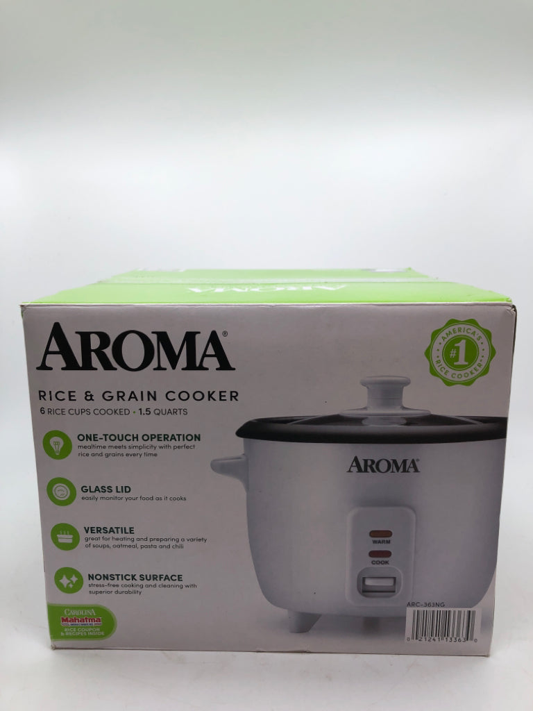 NIB AROMA RICE COOKER.