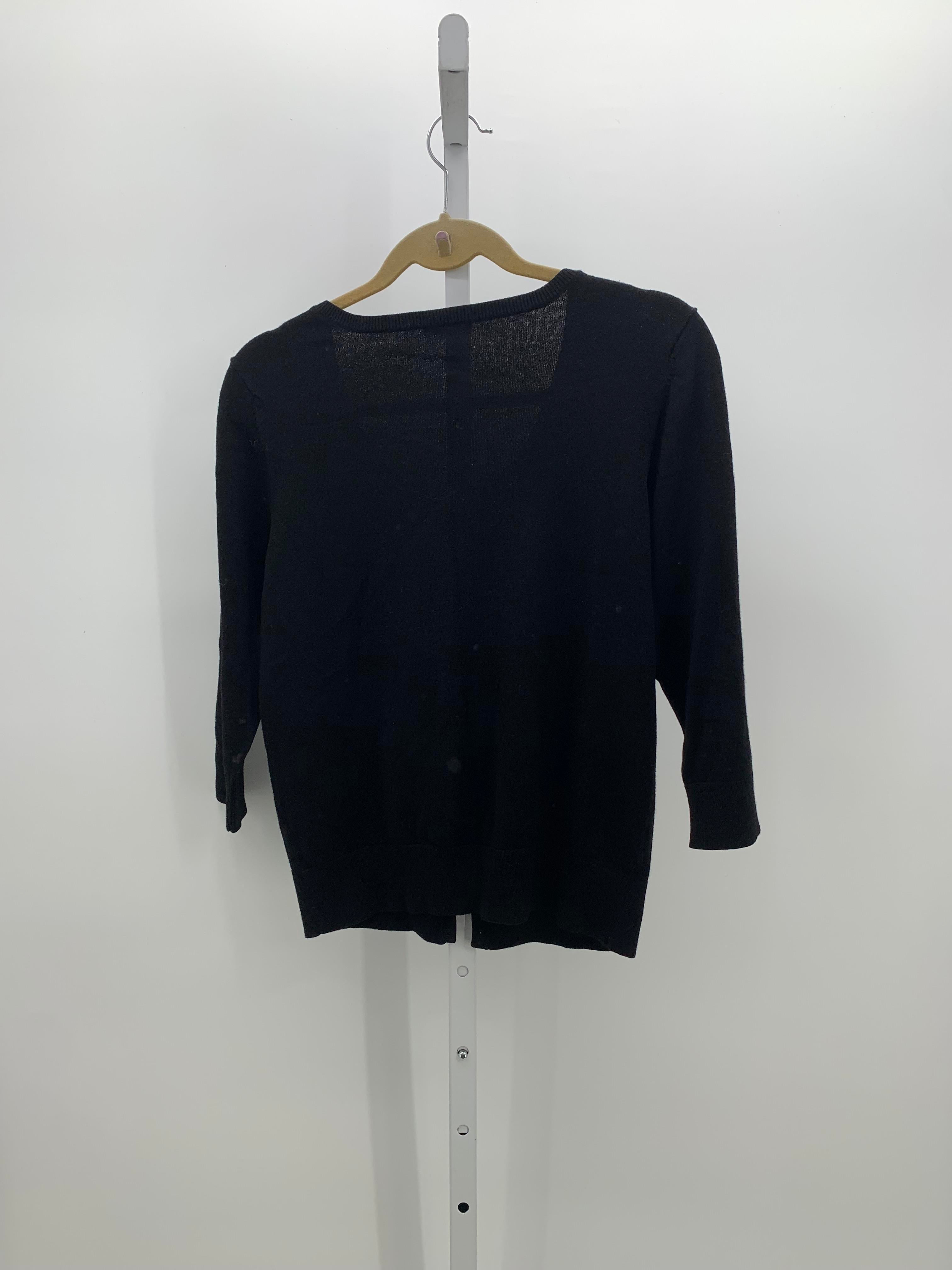 halogen Size Large Misses 3/4 Sleeve Sweater