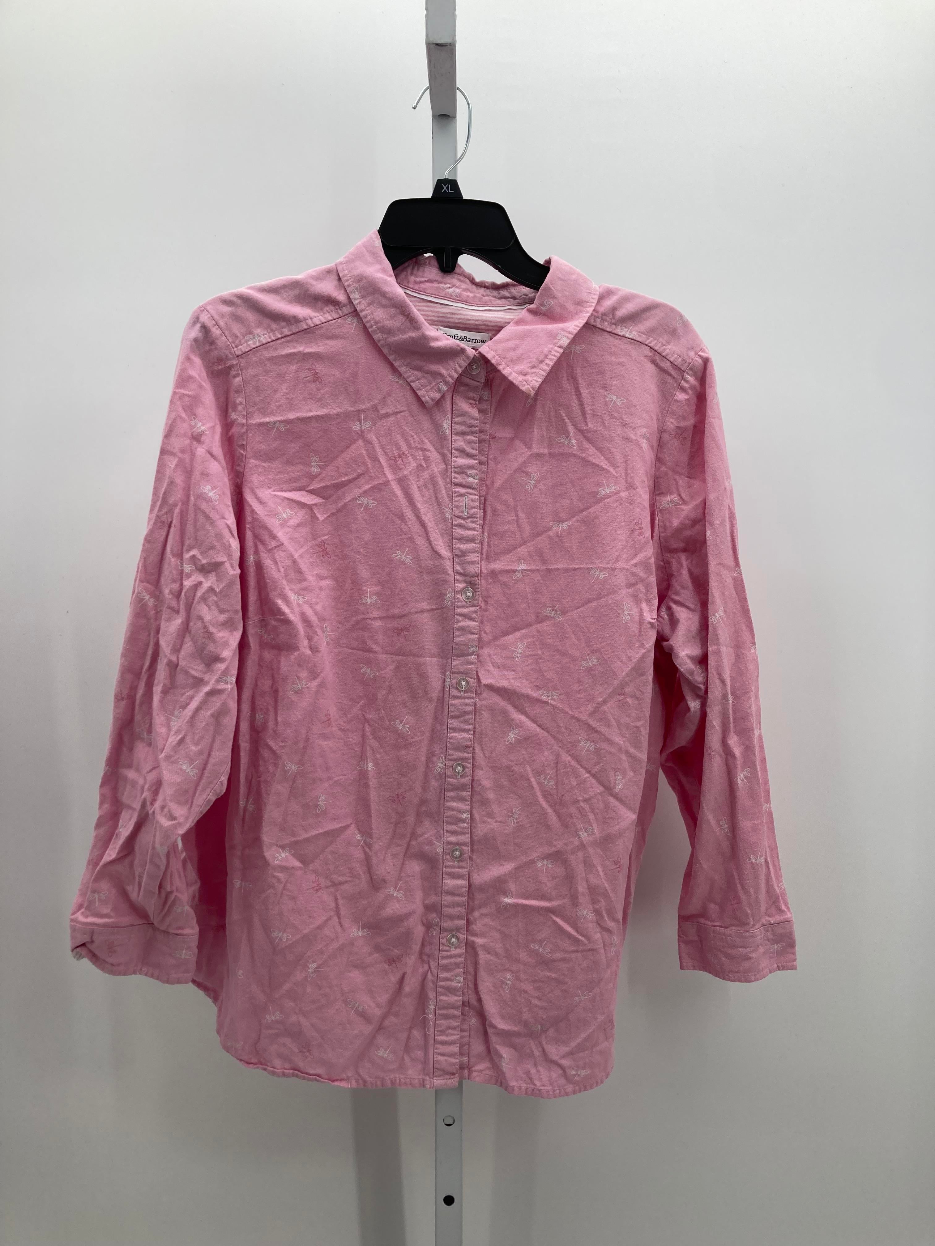 Croft & Barrow Size 1X Womens Long Sleeve Shirt