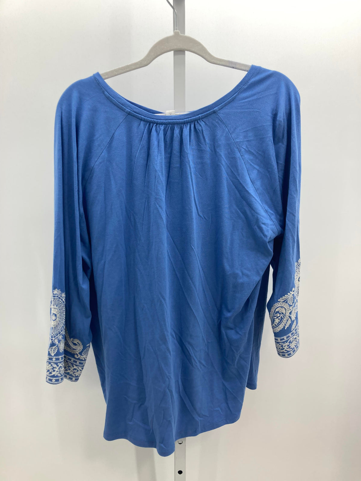 J-Jill Size Extra Large Misses 3/4 Sleeve Shirt