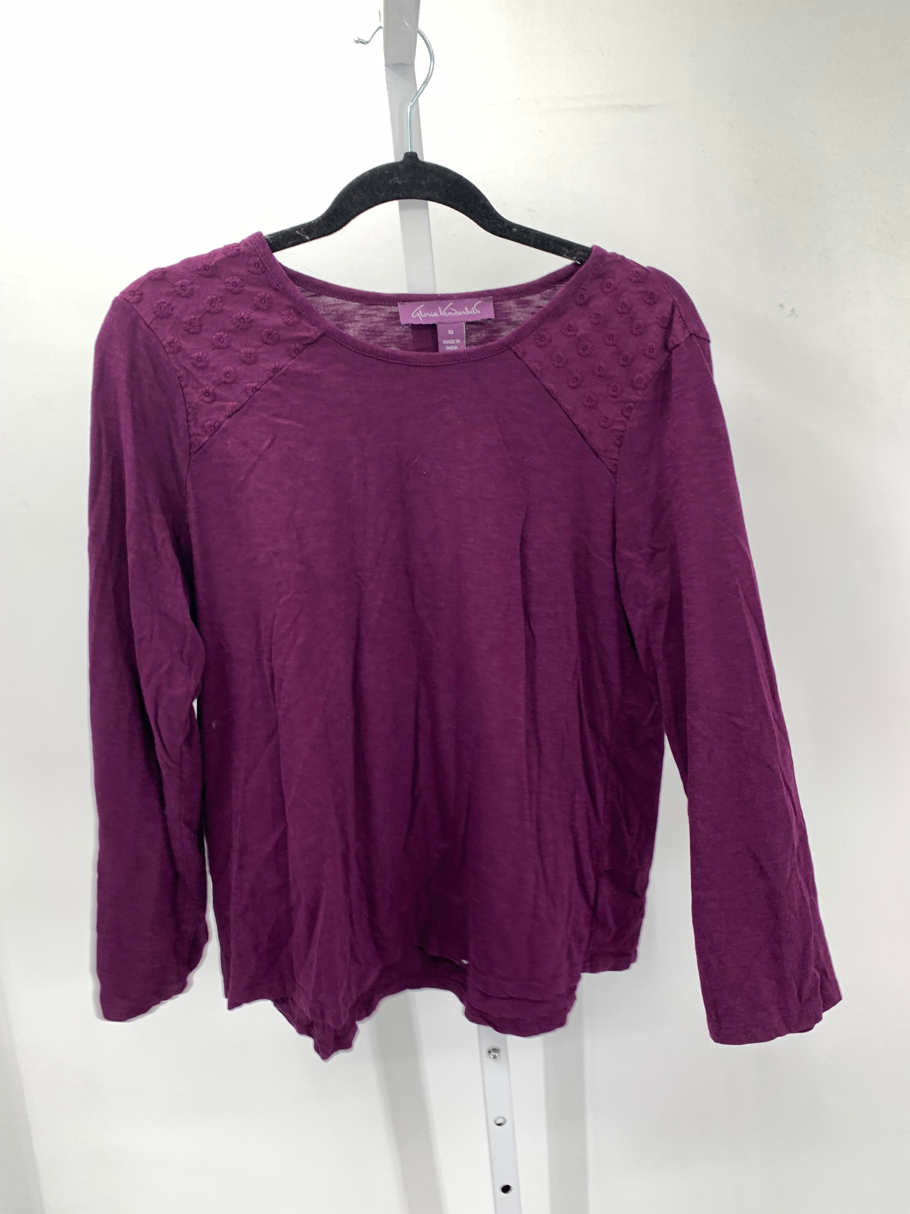 Gloria Vanderbilt Size Medium Misses Long Sleeve Shirt