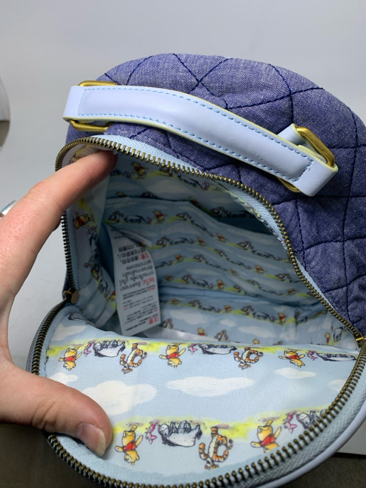 Disney Loungefly Winnie The Pooh Denim Backpack Style Purse