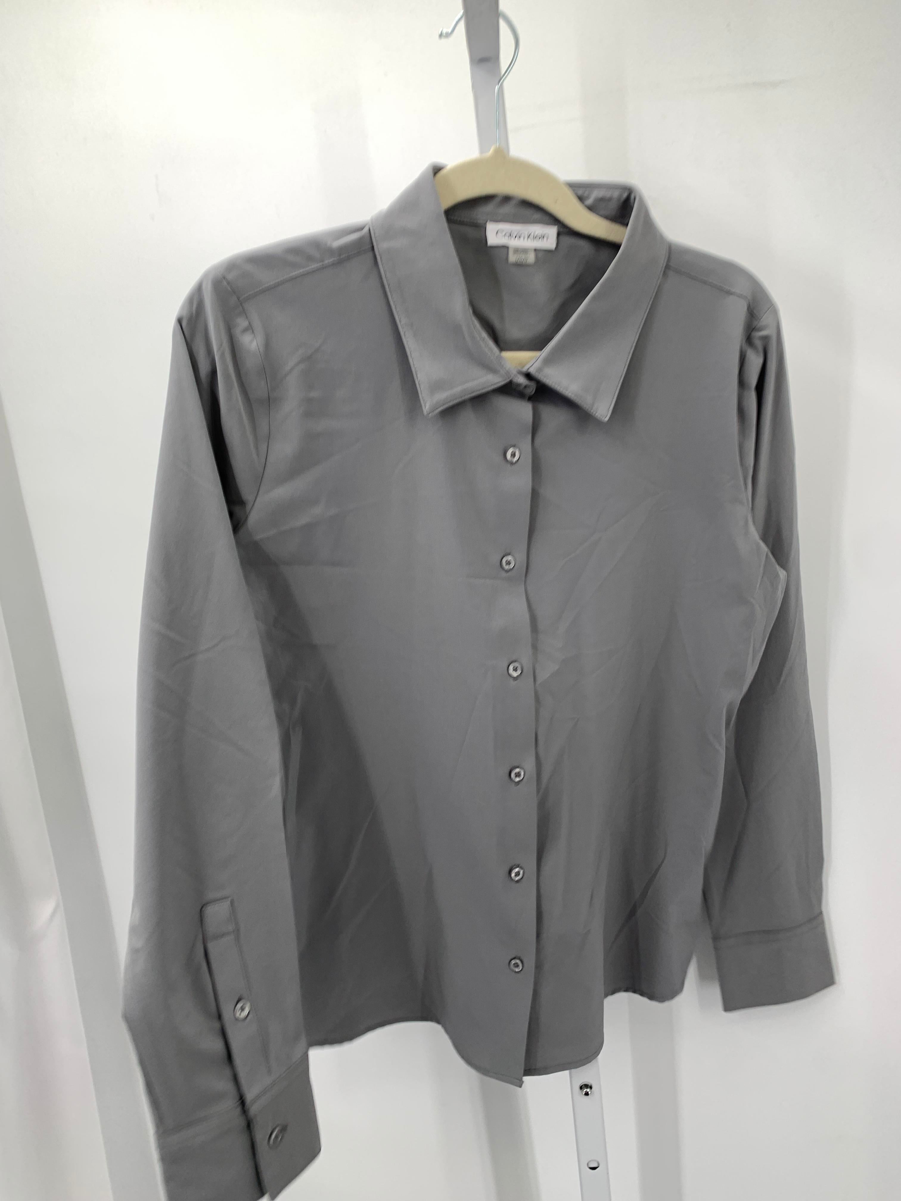 Calvin Klein Size Large Misses Long Sleeve Shirt