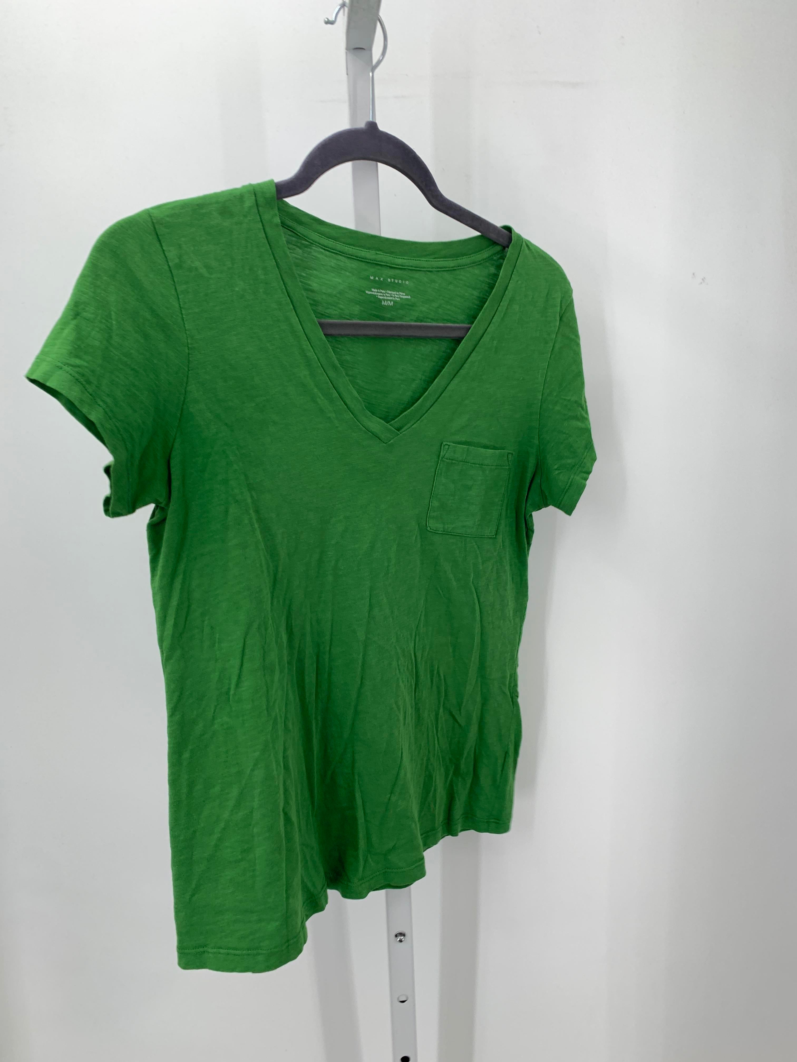 Max Studio Size Medium Misses Short Sleeve Shirt