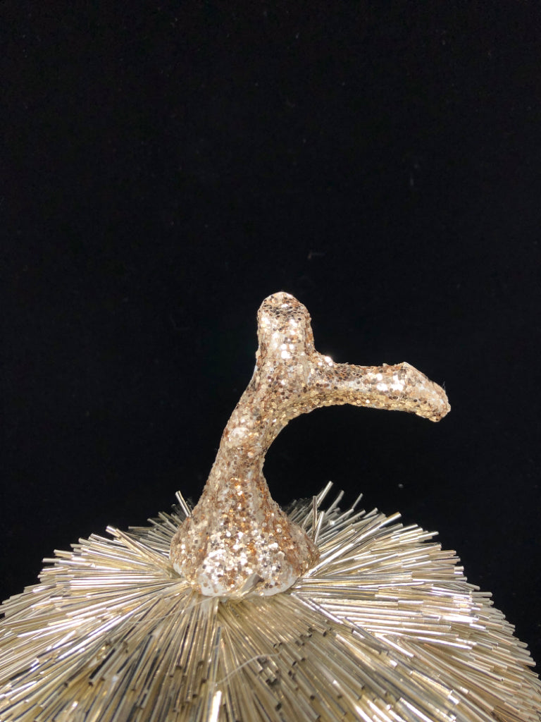 SPIKEY SILVER PUMPKIN.