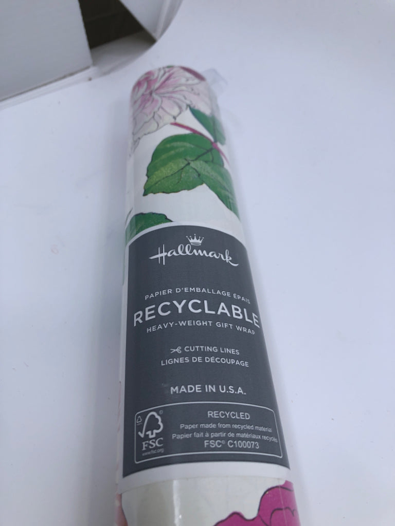 NIP FLORAL WRAPPING PAPER HALLMARK.