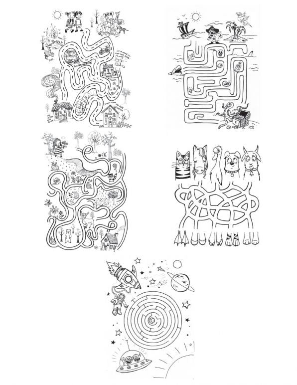 Funny Mat Mini Travel Set W/Markers - Which Way To Go