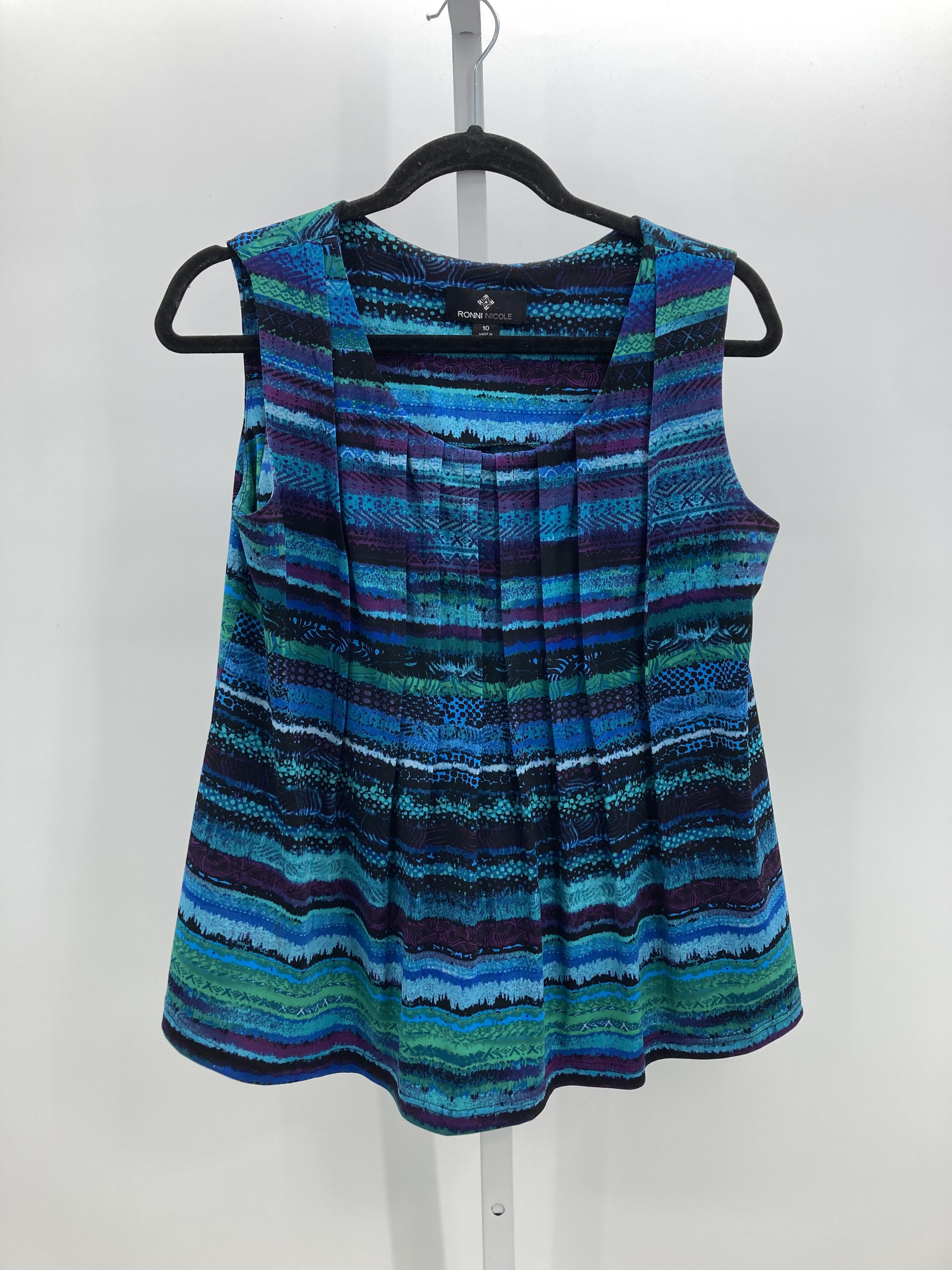 Ronnie Nicole Size 10 Misses Sleeveless Shirt