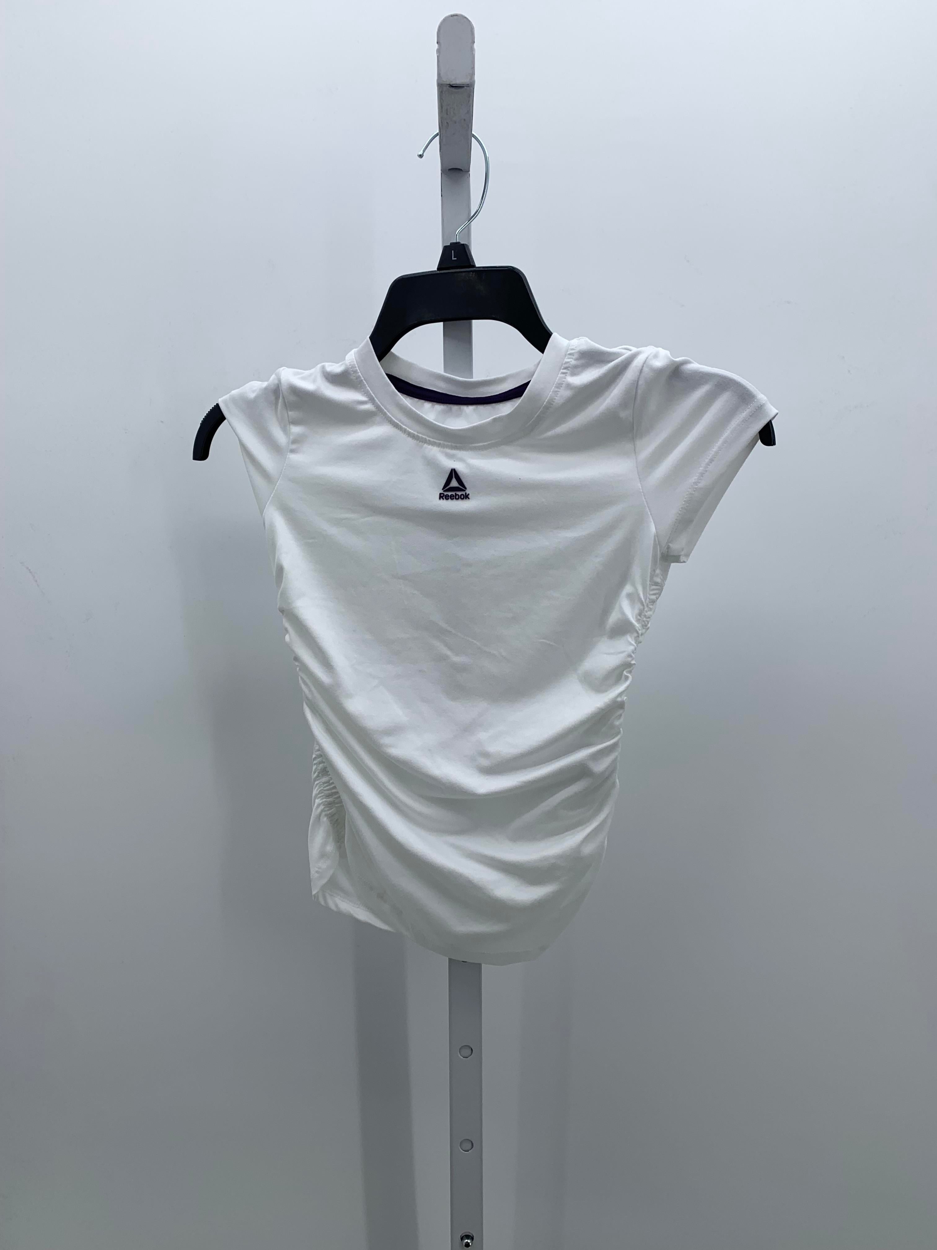Reebok Size 6/6X Girls Short Sleeve Shirt