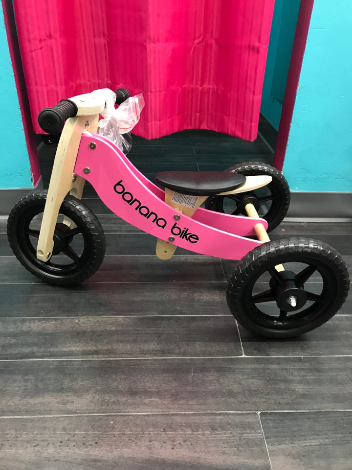 Banana Bike Toddler Wooden Balance Bike