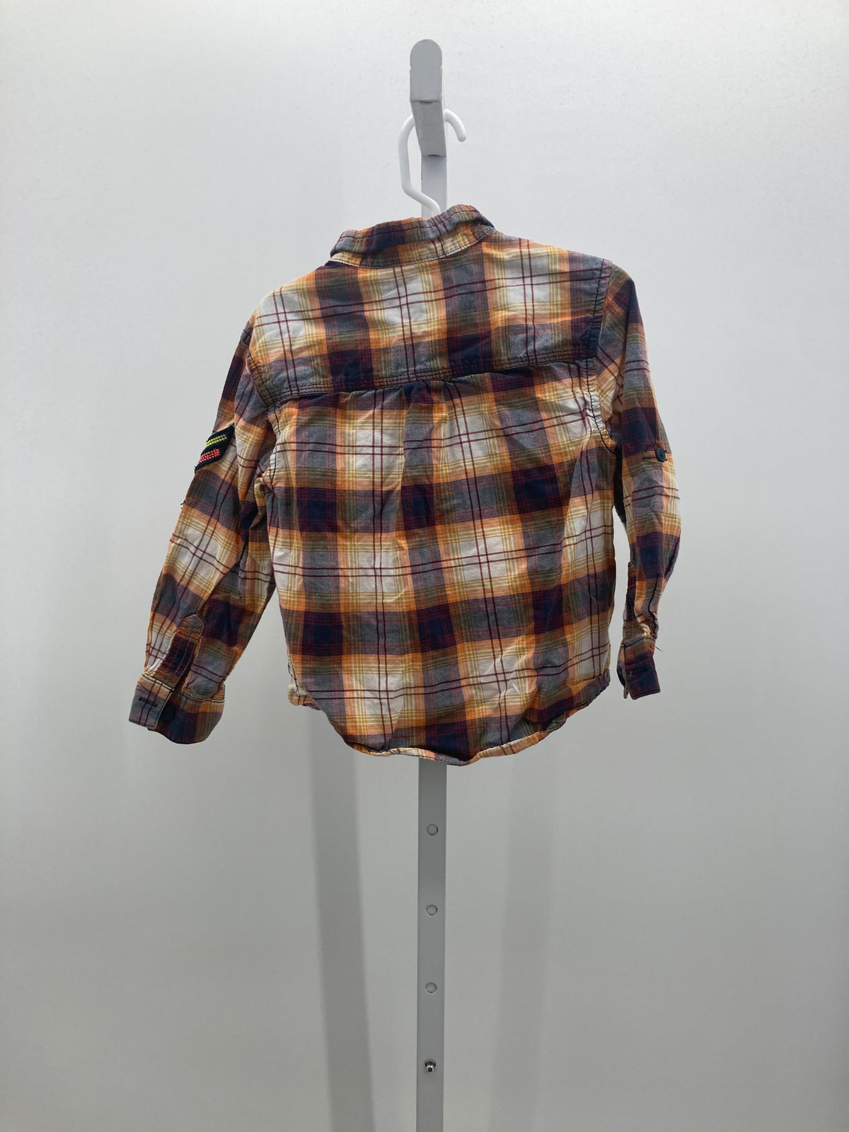 YELLOW ORANGE PLAID