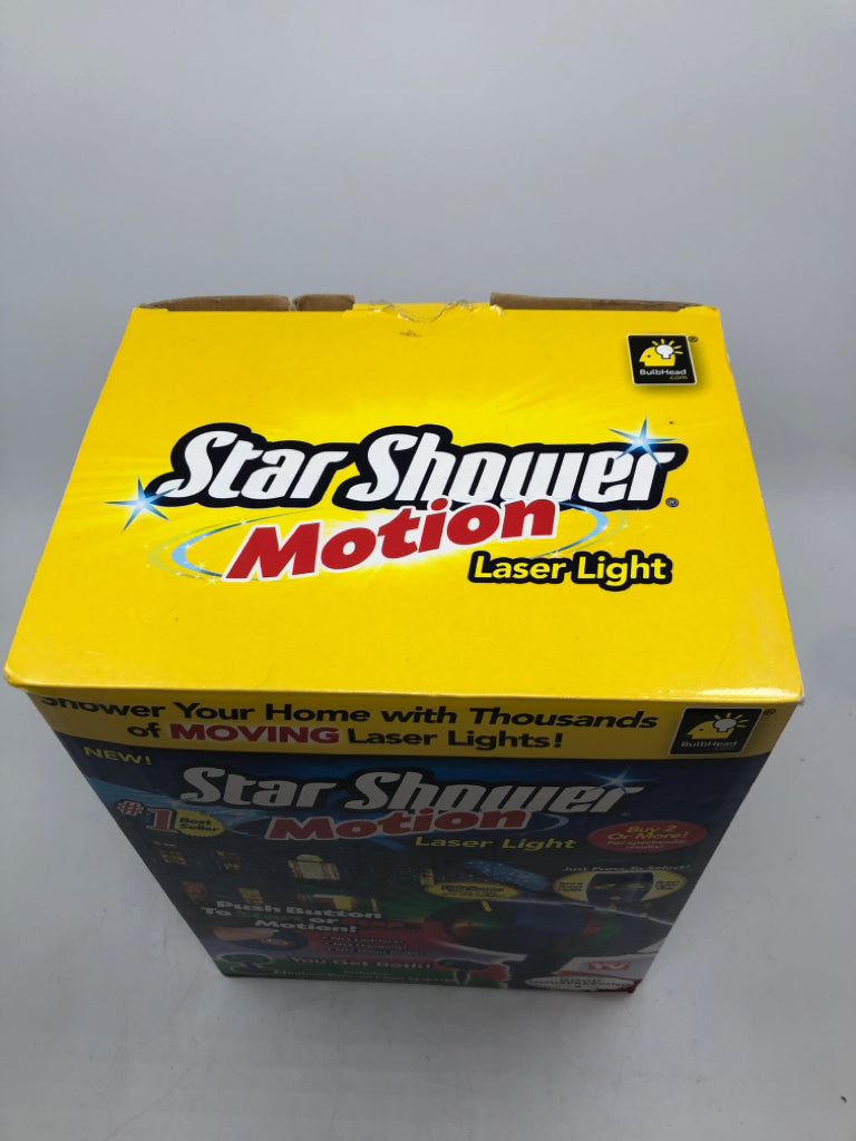 NIB STAR SHOWER MOTION LASER LIGHT.