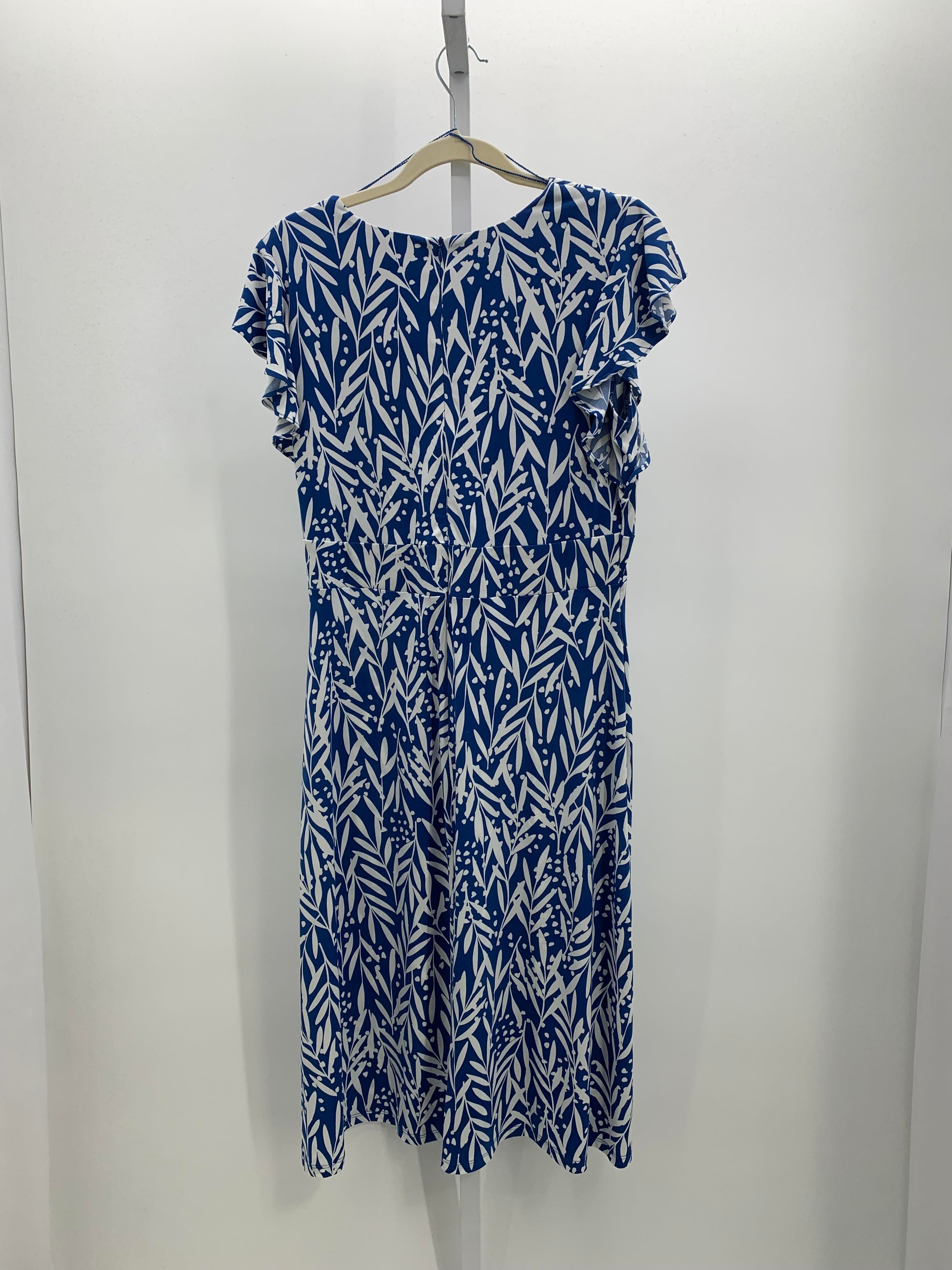 London Times Size 10 Misses Short Sleeve Dress