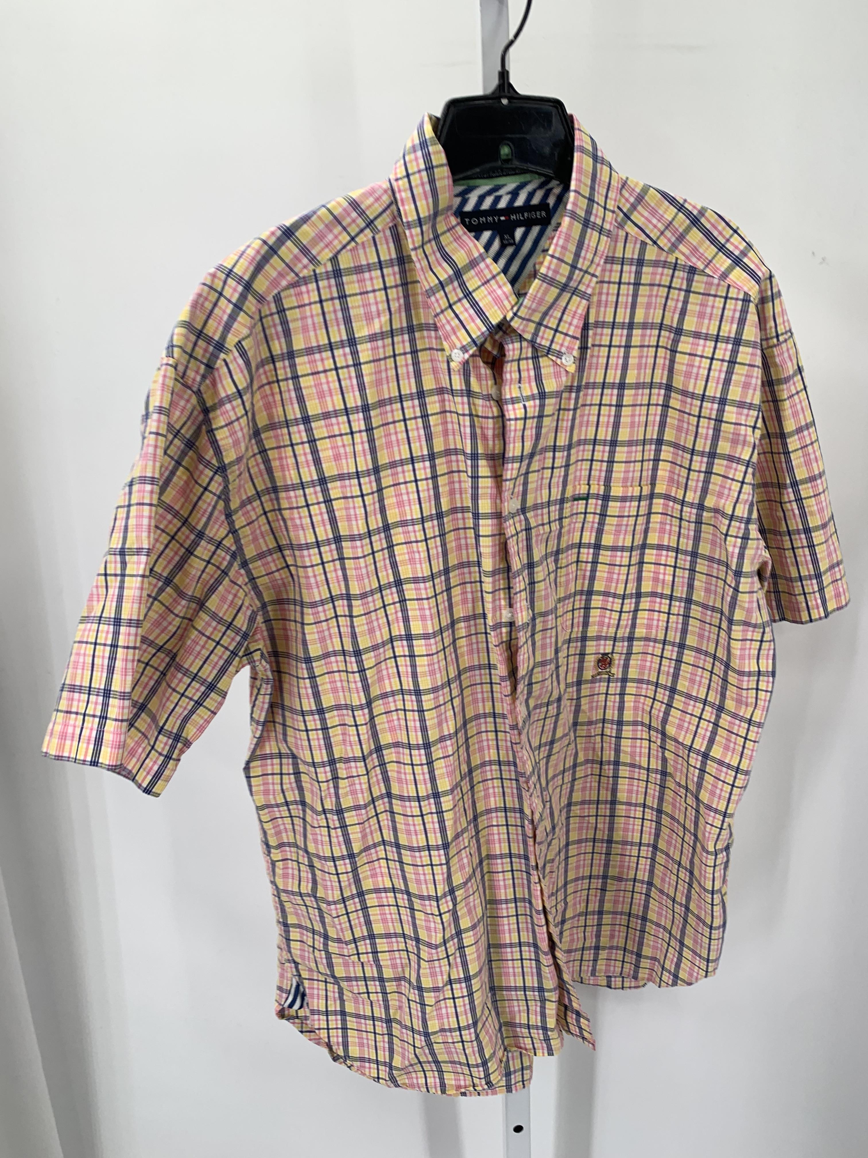 PINK WHITE BLUE PLAID