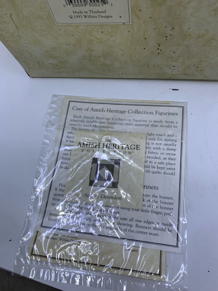 WOMAN MAKING PIES + QUILT.