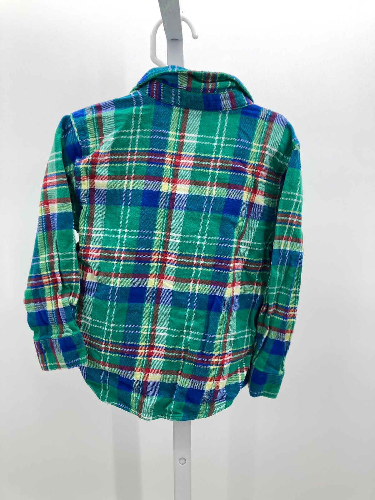 PLAID BTN DOWN