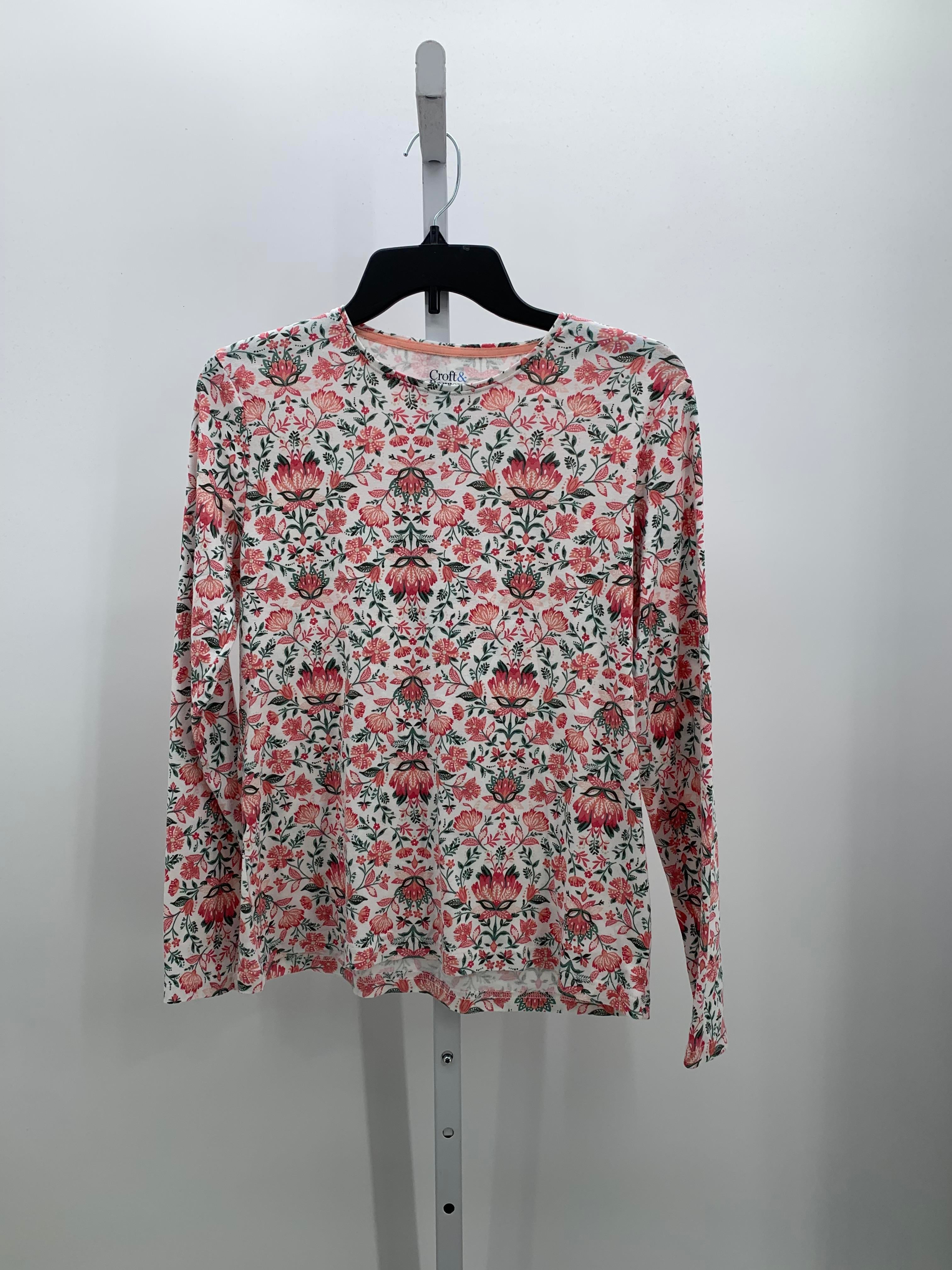 Croft & Barrow Size Medium Misses Long Sleeve Shirt