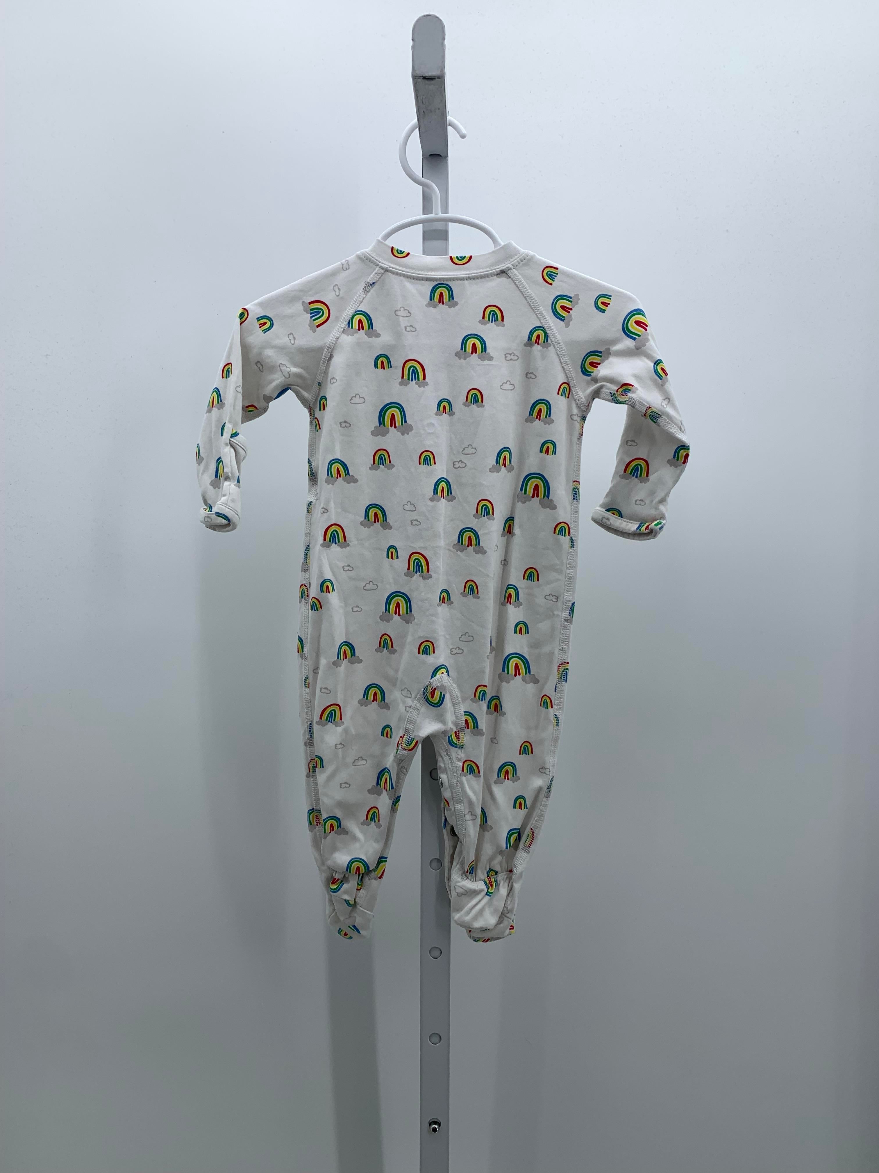 Hanna Anderson Size 3-6 Months Girls Long Slv. Romper