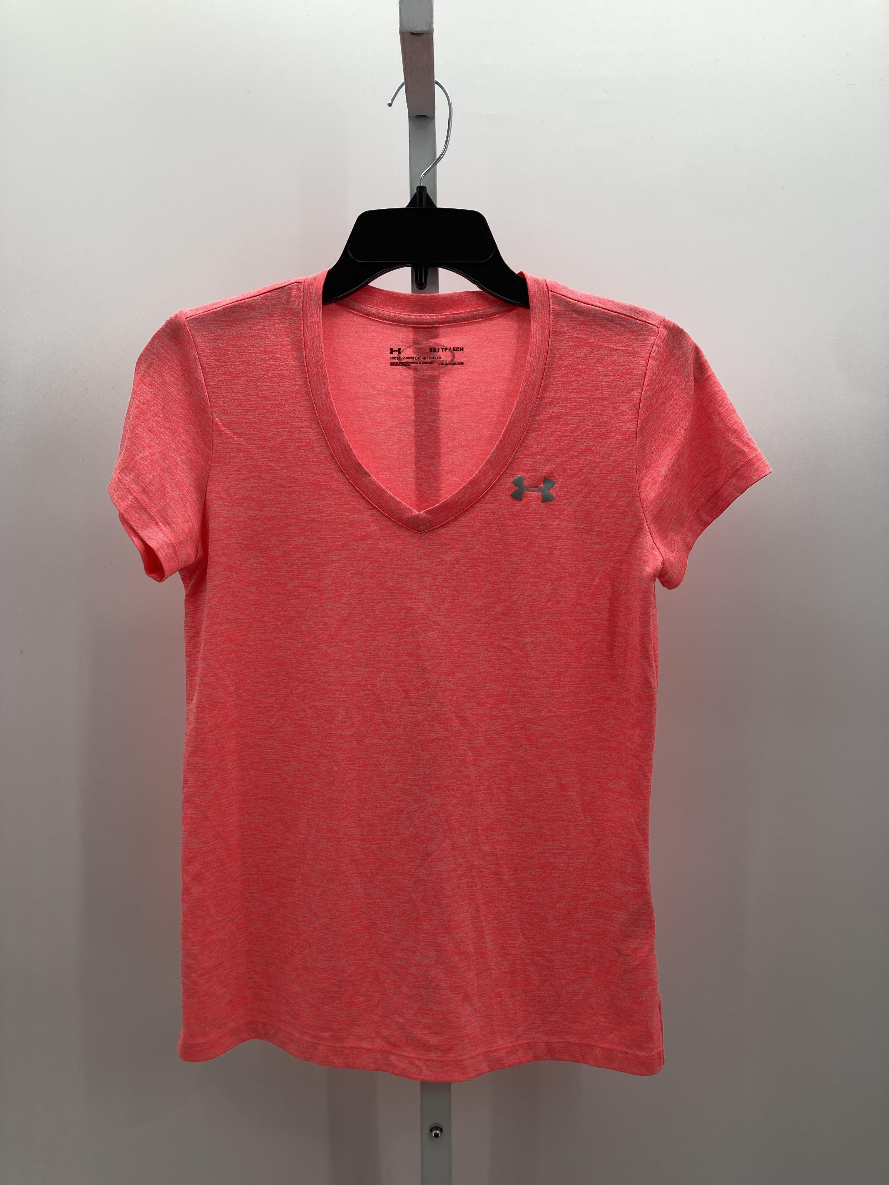 Under Armour Size X Small Misses Short Sleeve Shirt