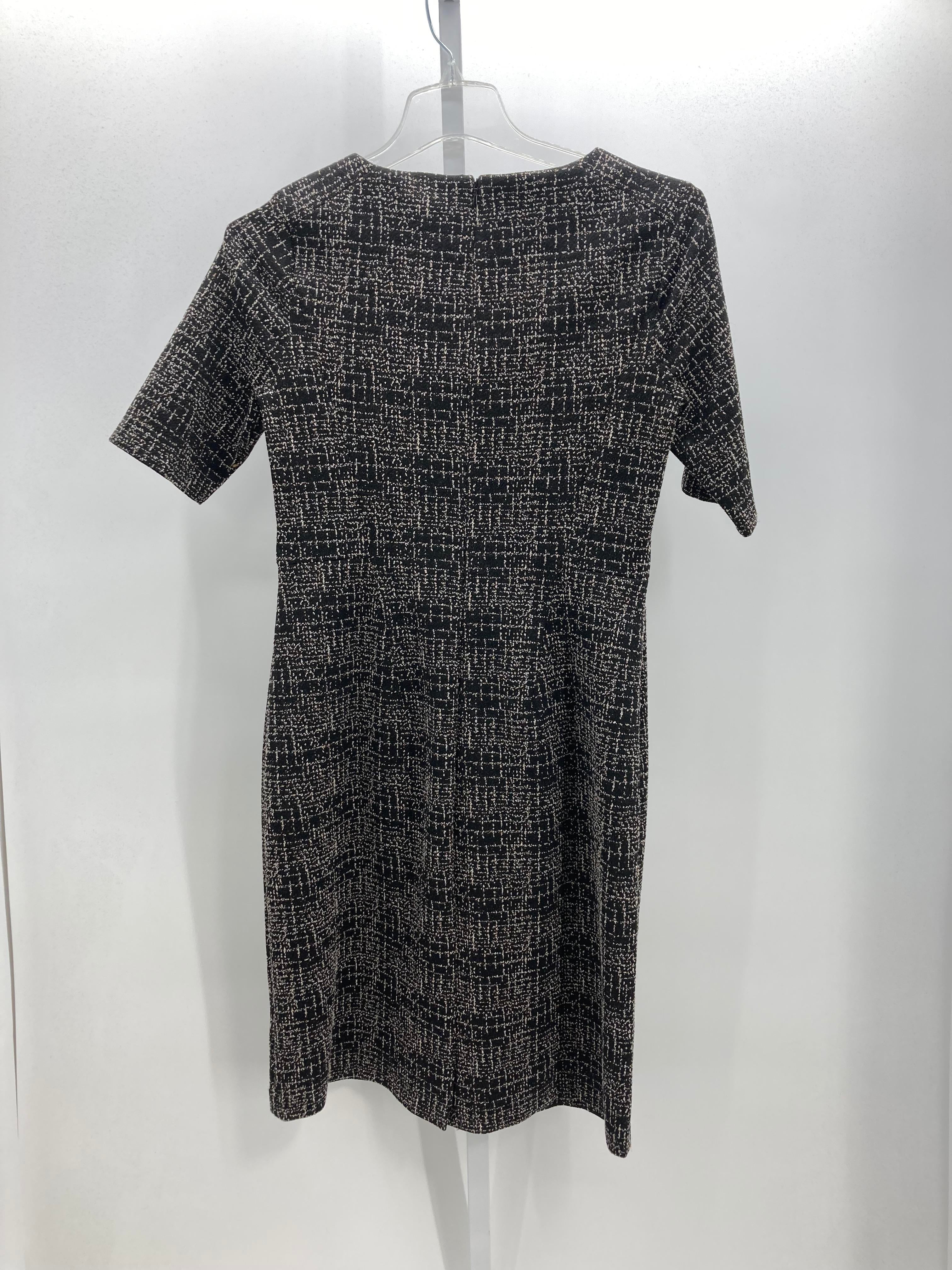 Lands End Size 12 Tall Misses Short Sleeve Dress