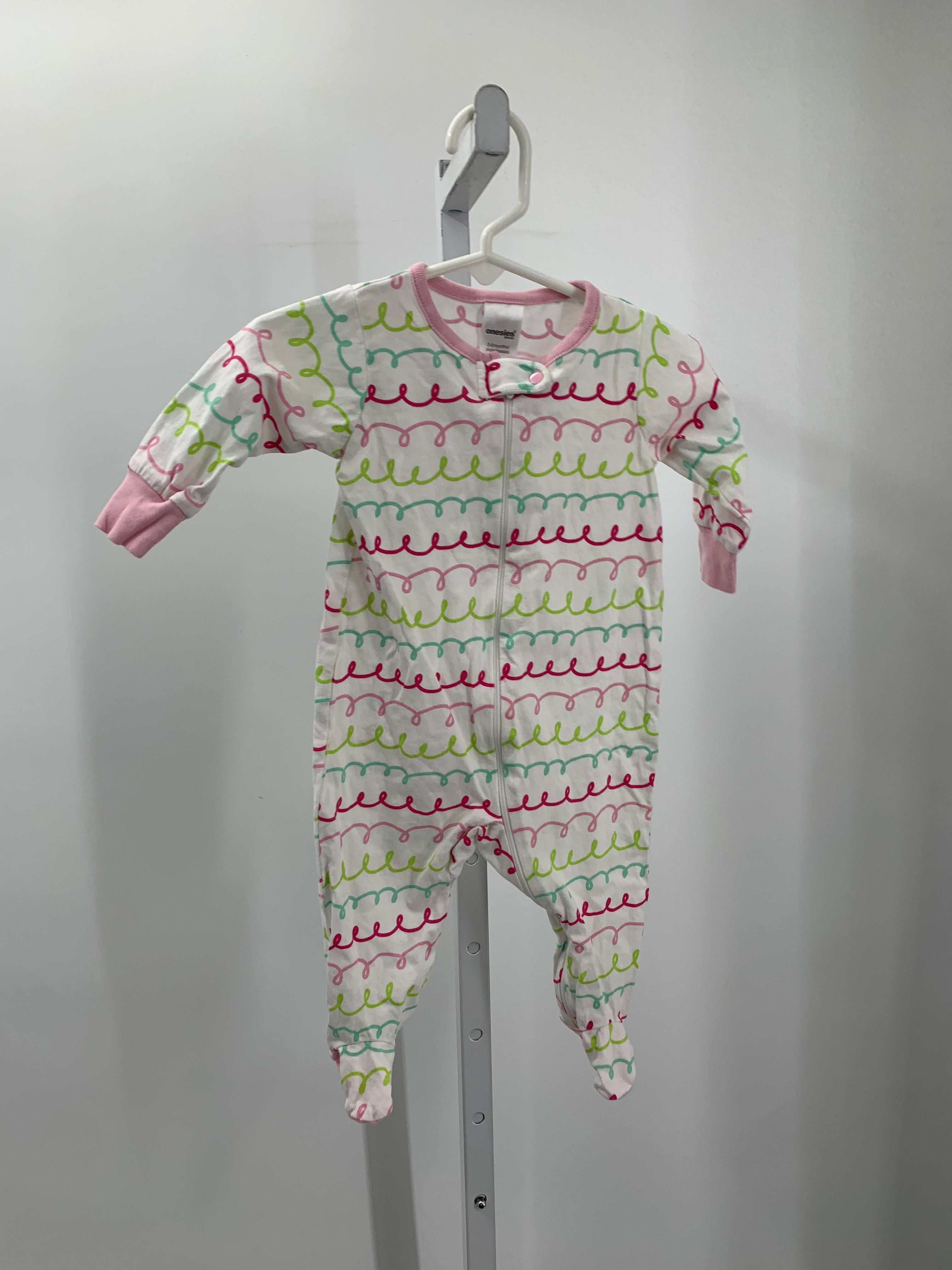 Onesie Brand Size 3-6 Months Girls Long Slv. Romper