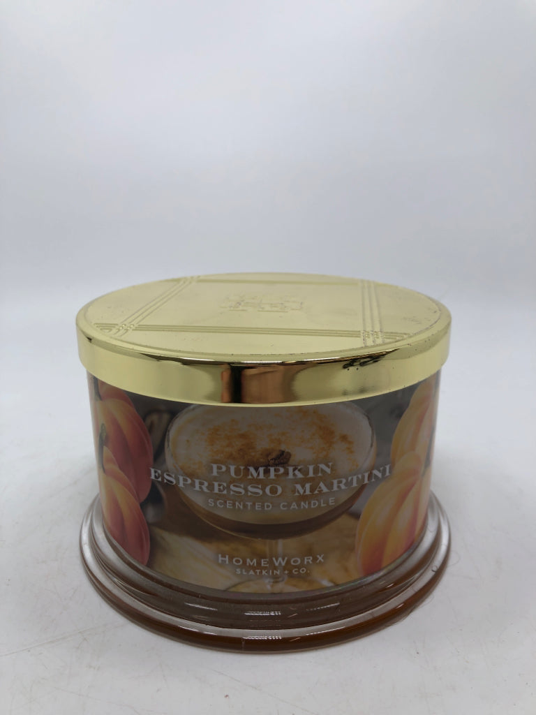 PUMPKIN ESPRESSO MARTINI SLATKIN CANDLE.