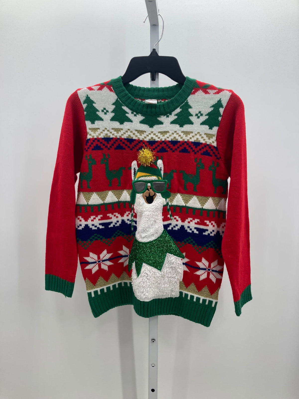 LONG SLV SWEATER LLAMA.