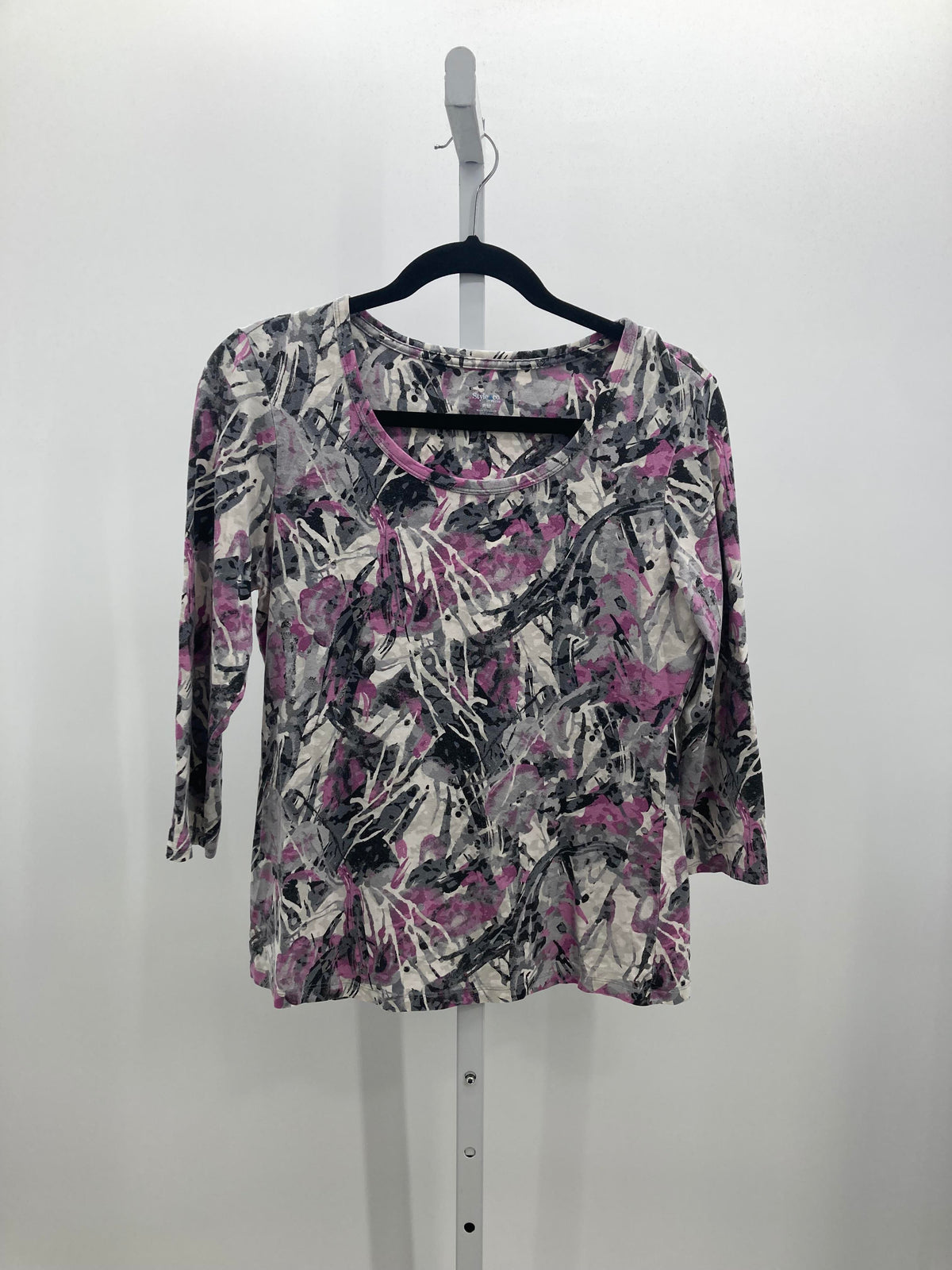 Style & Co. Size Medium Petite Petite 3/4 Sleeve Shirt