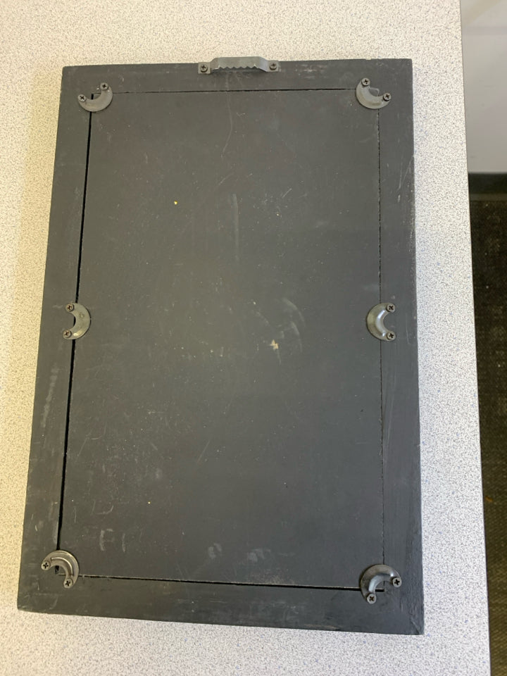 DISTRESSED FRAME MERCURY GLASS EUROPEAN CITIES.