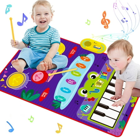 Richgv Upgraded Baby Toys for 1 Year Old Boys Girls 2 in 1 Musical Toys Toddler