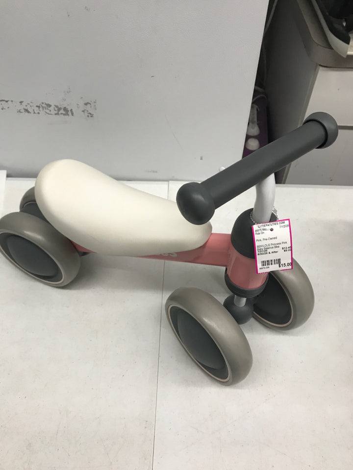 BEKILOLE Princess Pink Baby Balance Bike